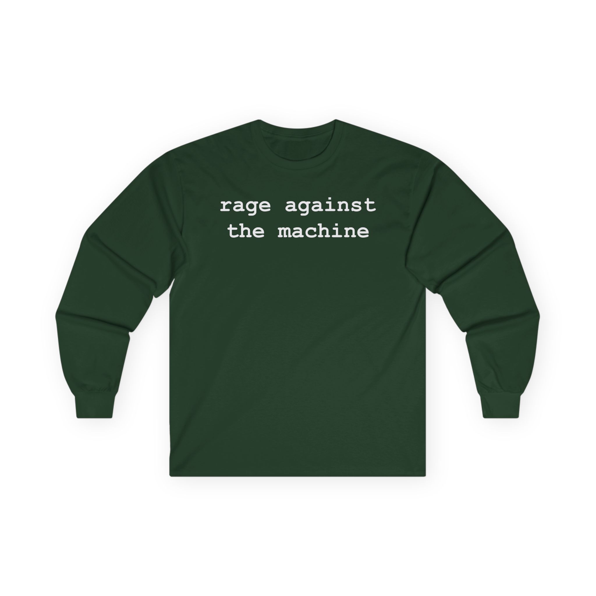 Rage Against the Machine Typewriter Molotov Unisex Ultra Cotton Long Sleeve Tee