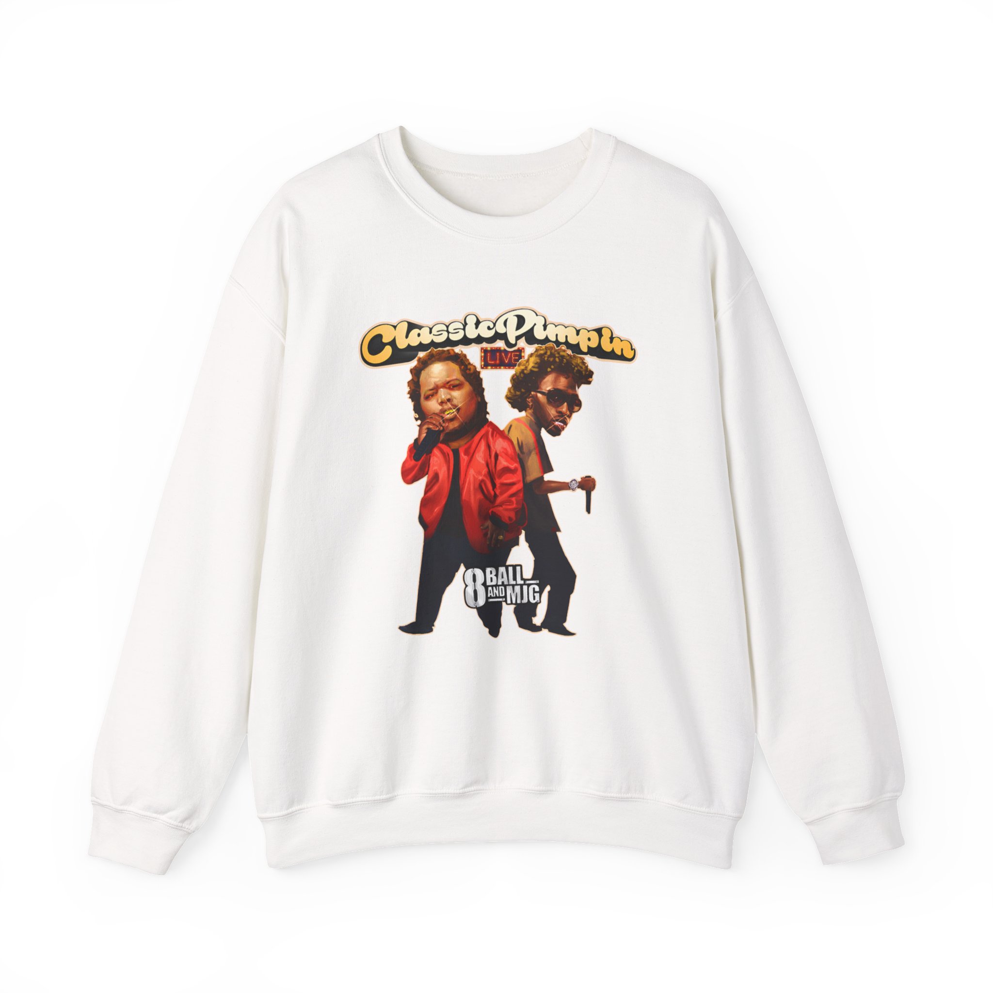 8ball Mjg Classic Pimpin Unisex Heavy Blendâ„¢ Crewneck Sweatshirt
