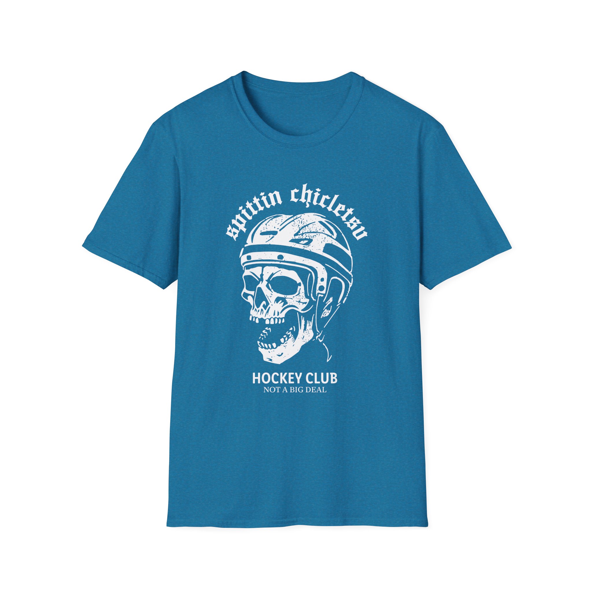 Spittin Chiclets Hockey Club Skul Unisex Softstyle T-Shirt