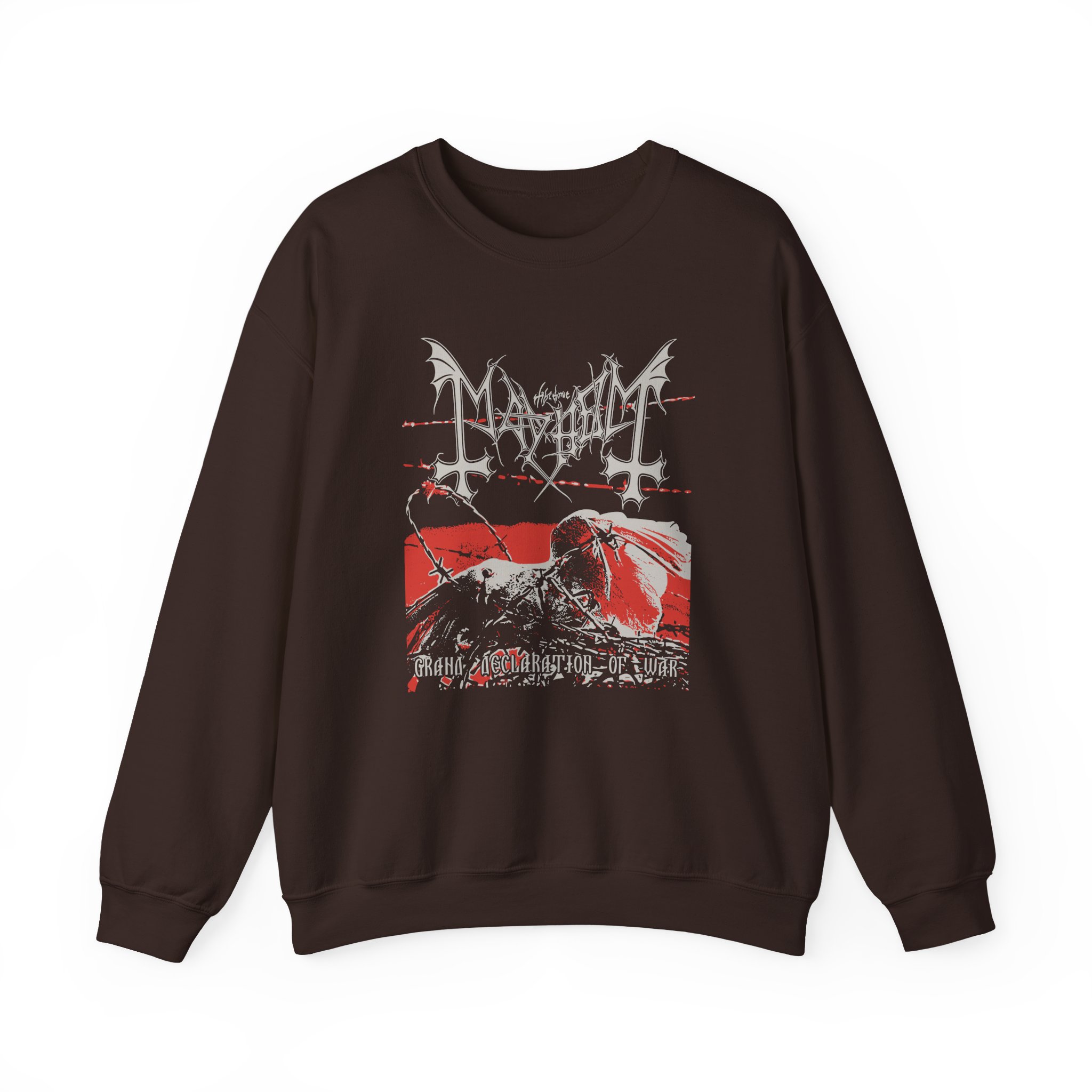 Mayhem Grand Declaration of War Unisex Heavy Blendâ„¢ Crewneck Sweatshirt