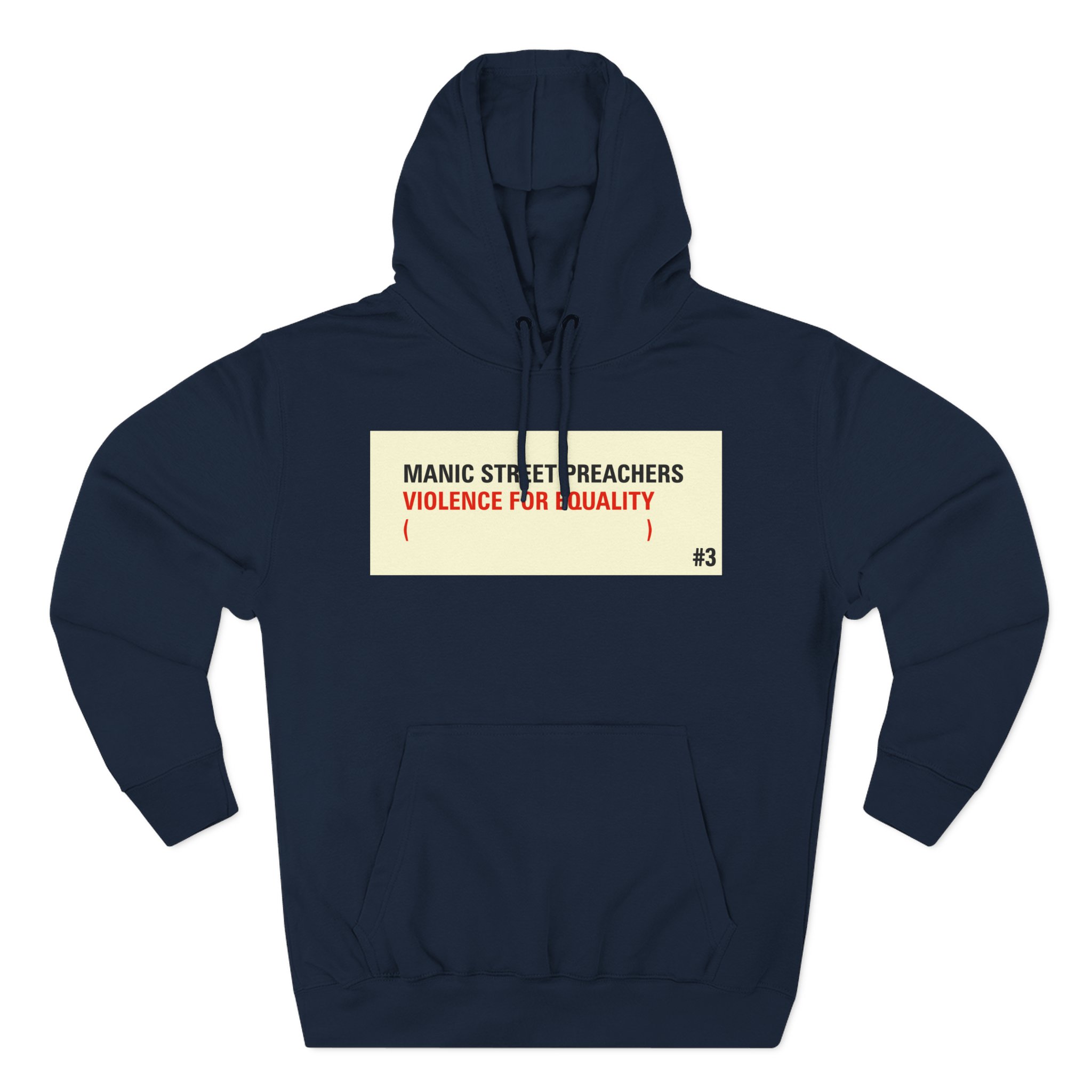 Manic Street Preachers Three-Panel Fleece Hoodie