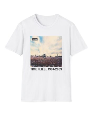 Oasis Time Flies 15th Anniversary Unisex Softstyle T-Shirt