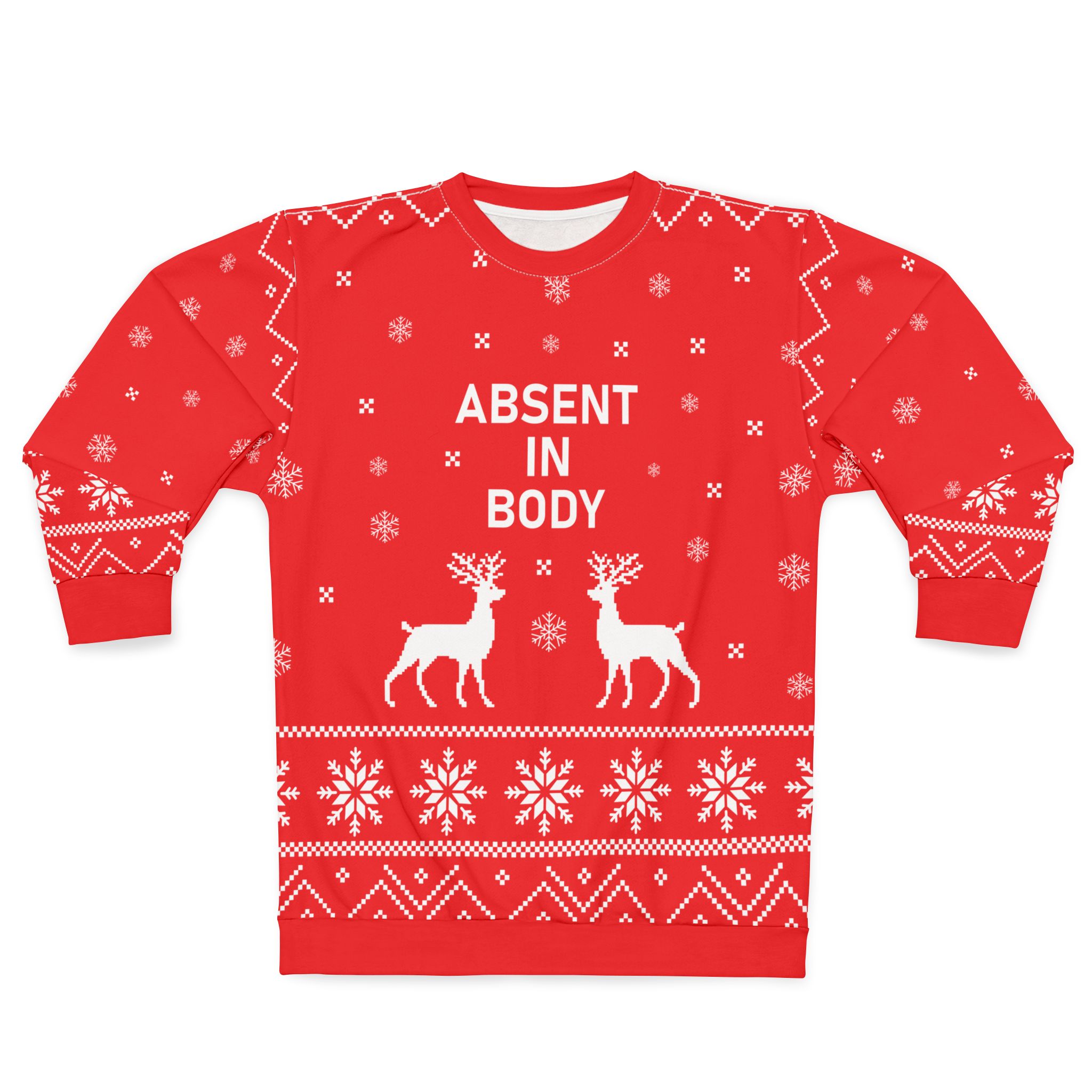 Absent in Body Unisex Sweatshirt (AOP)