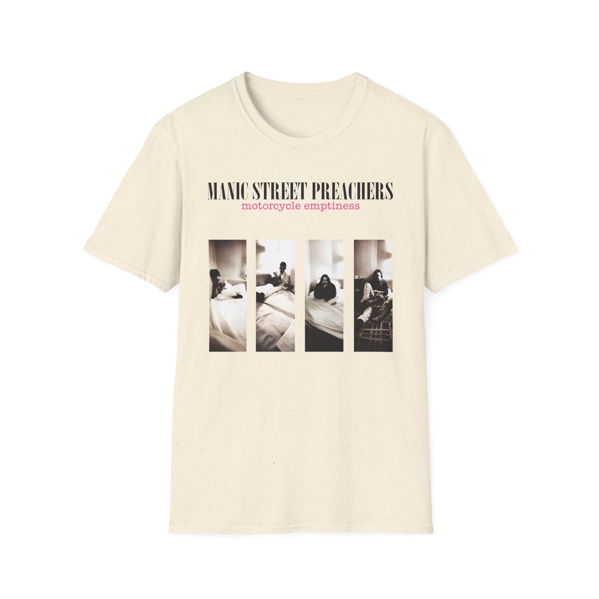 Manic Street Preachers Motorcycle Emptiness Photo Lilac Unisex Softstyle T-Shirt