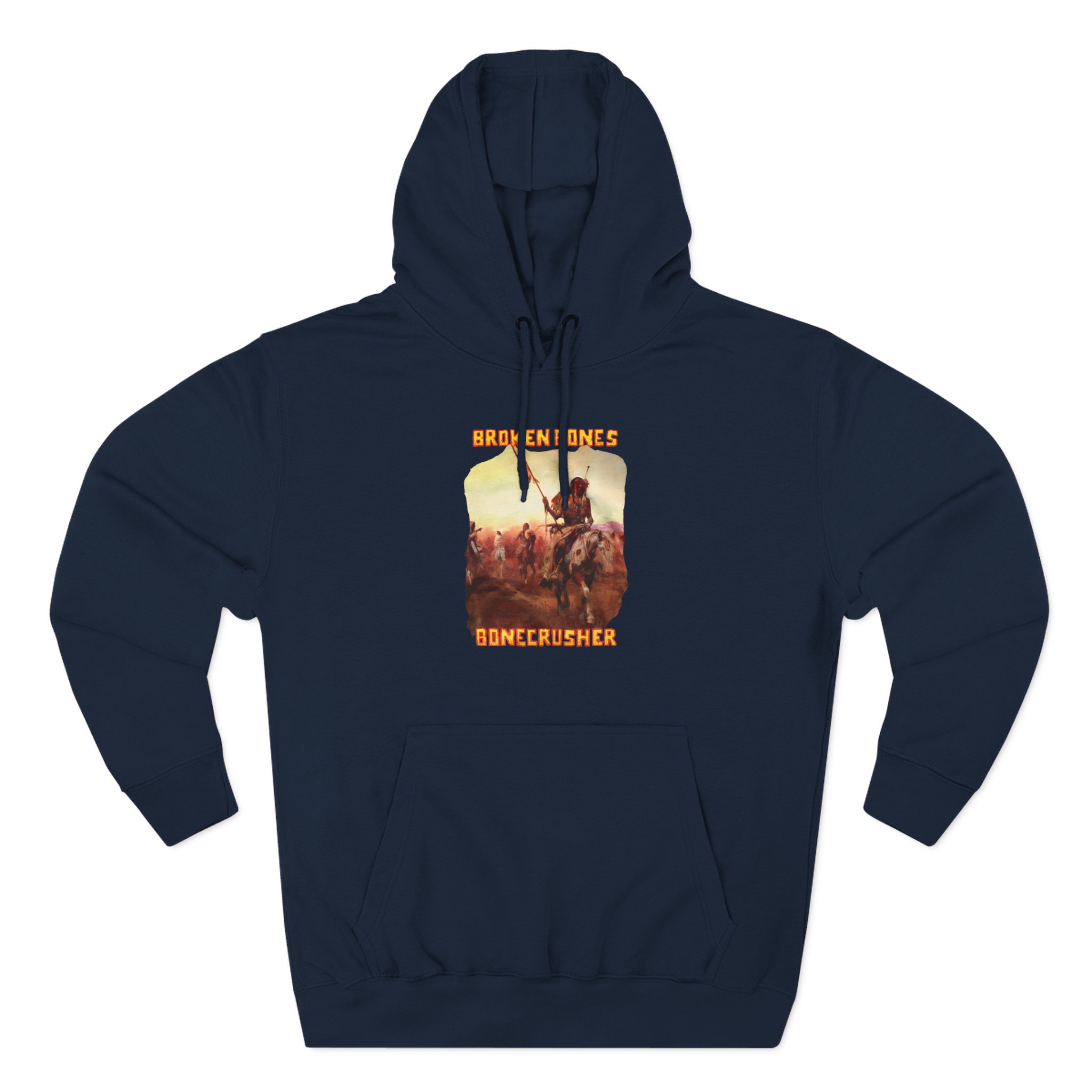 Broken Bones Bonecrusher Three-Panel Fleece Hoodie
