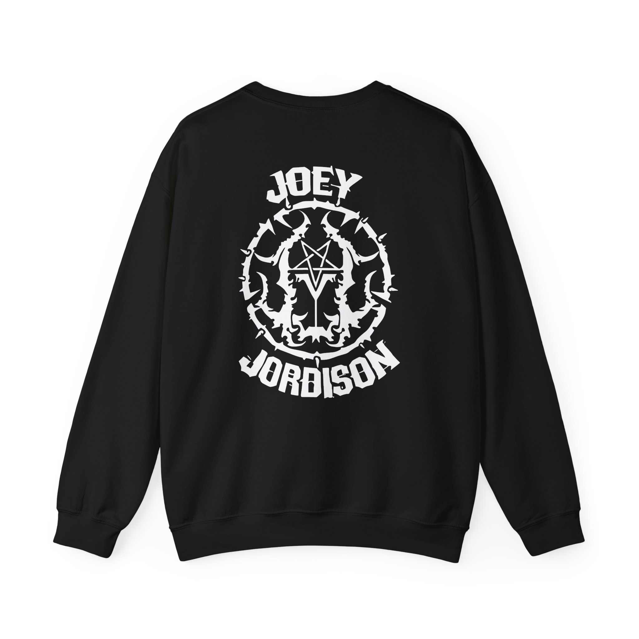 Murderdolls Joey Jordison Joey Cat Blood Mask Unisex Heavy Blendâ„¢ Crewneck Sweatshirt