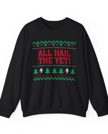 All Hail the Yeti Unisex Heavy Blend™ Crewneck Sweatshirt