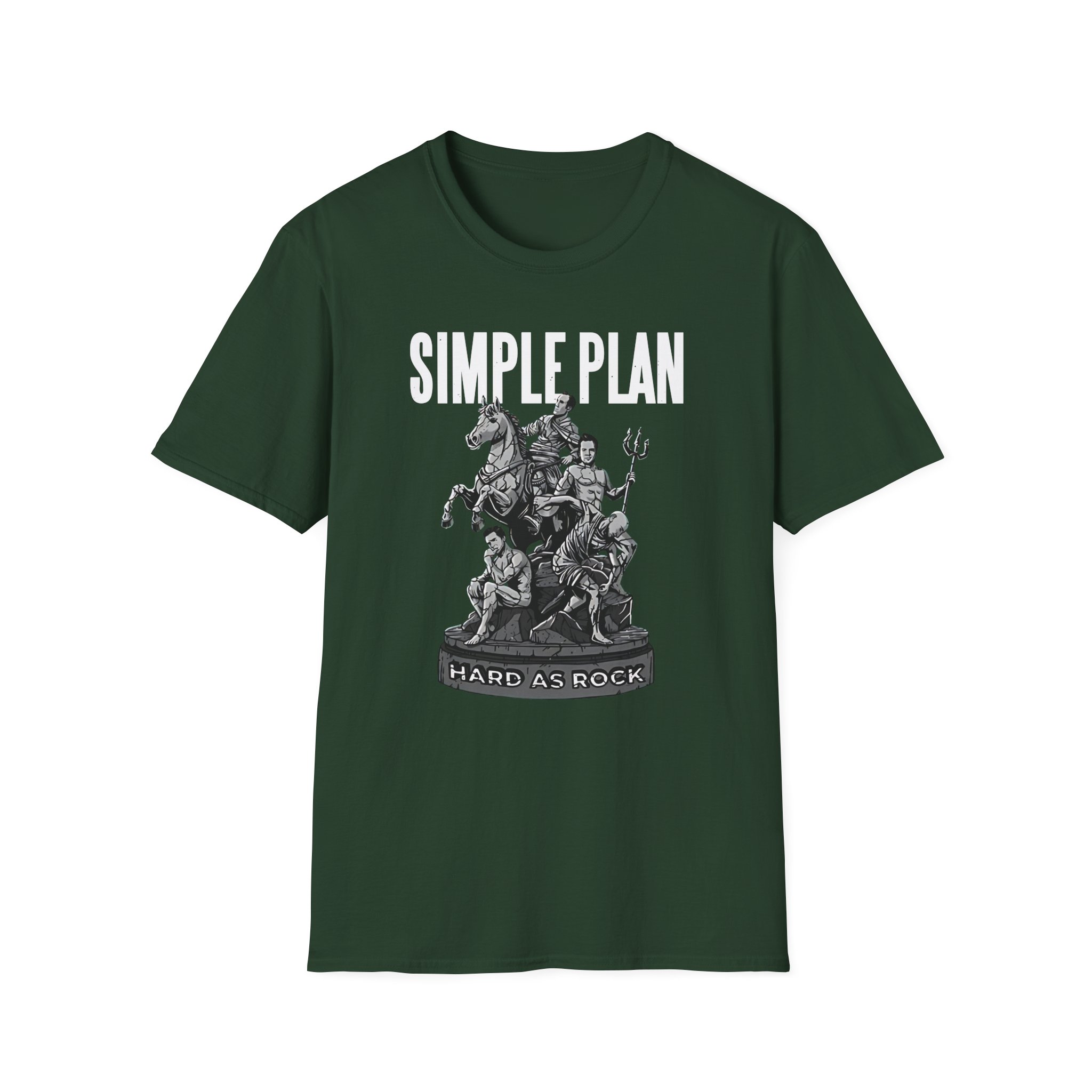 Simple Plan Hard as Rock Unisex Softstyle T-Shirt