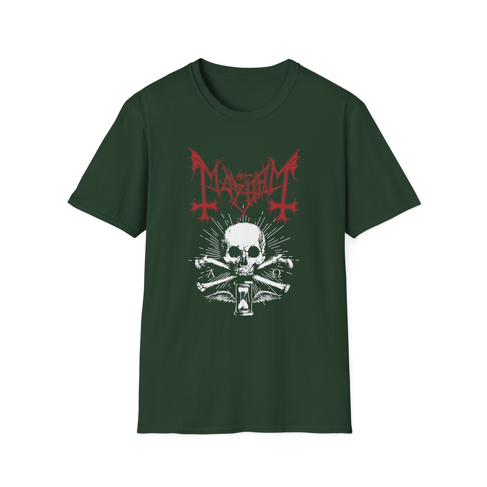 Mayhem Skull Snake Unisex Softstyle T-Shirt