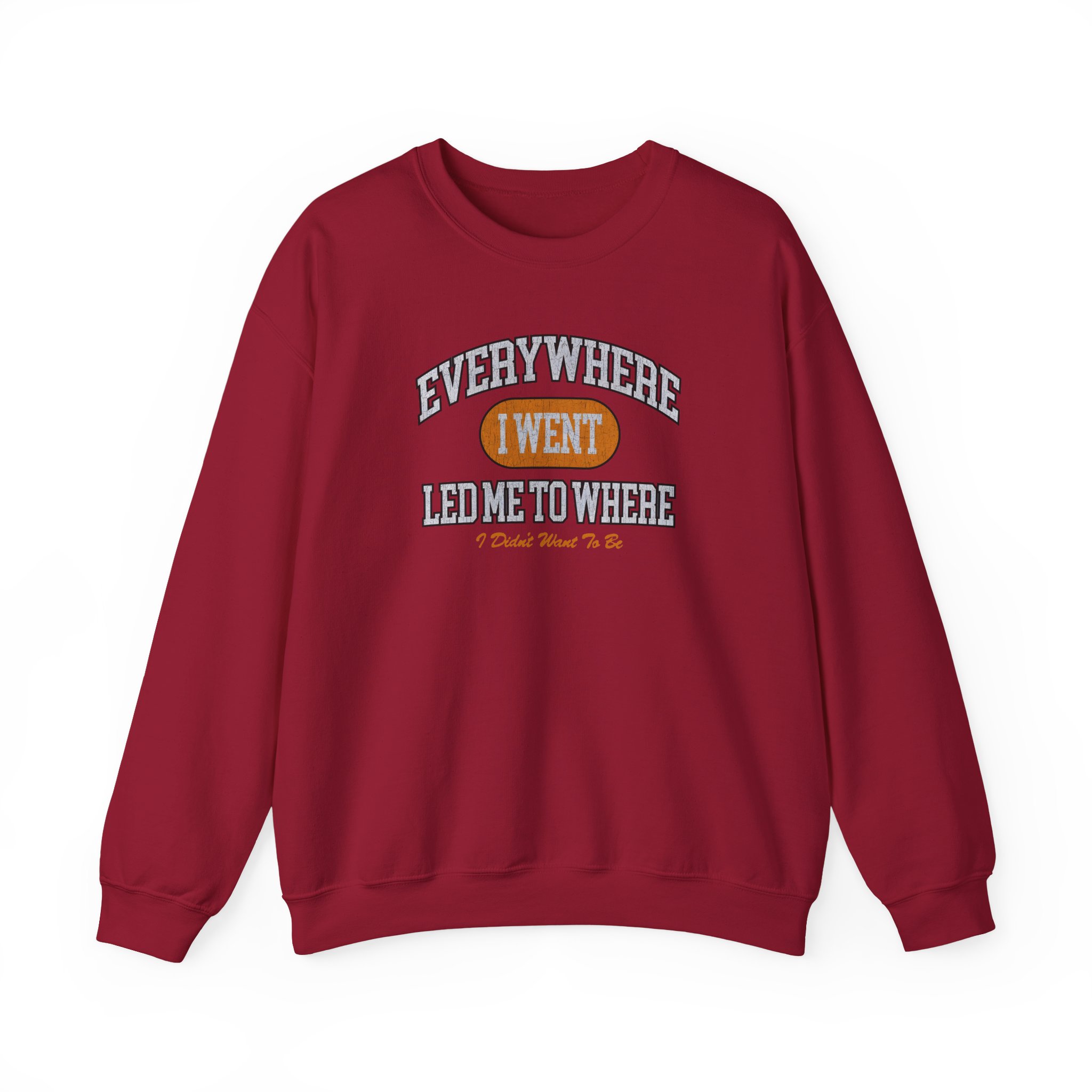 Tom Grennan Everywhere I Went, Led Me to Where I Didn't Want to Be Unisex Heavy Blendâ„¢ Crewneck Sweatshirt
