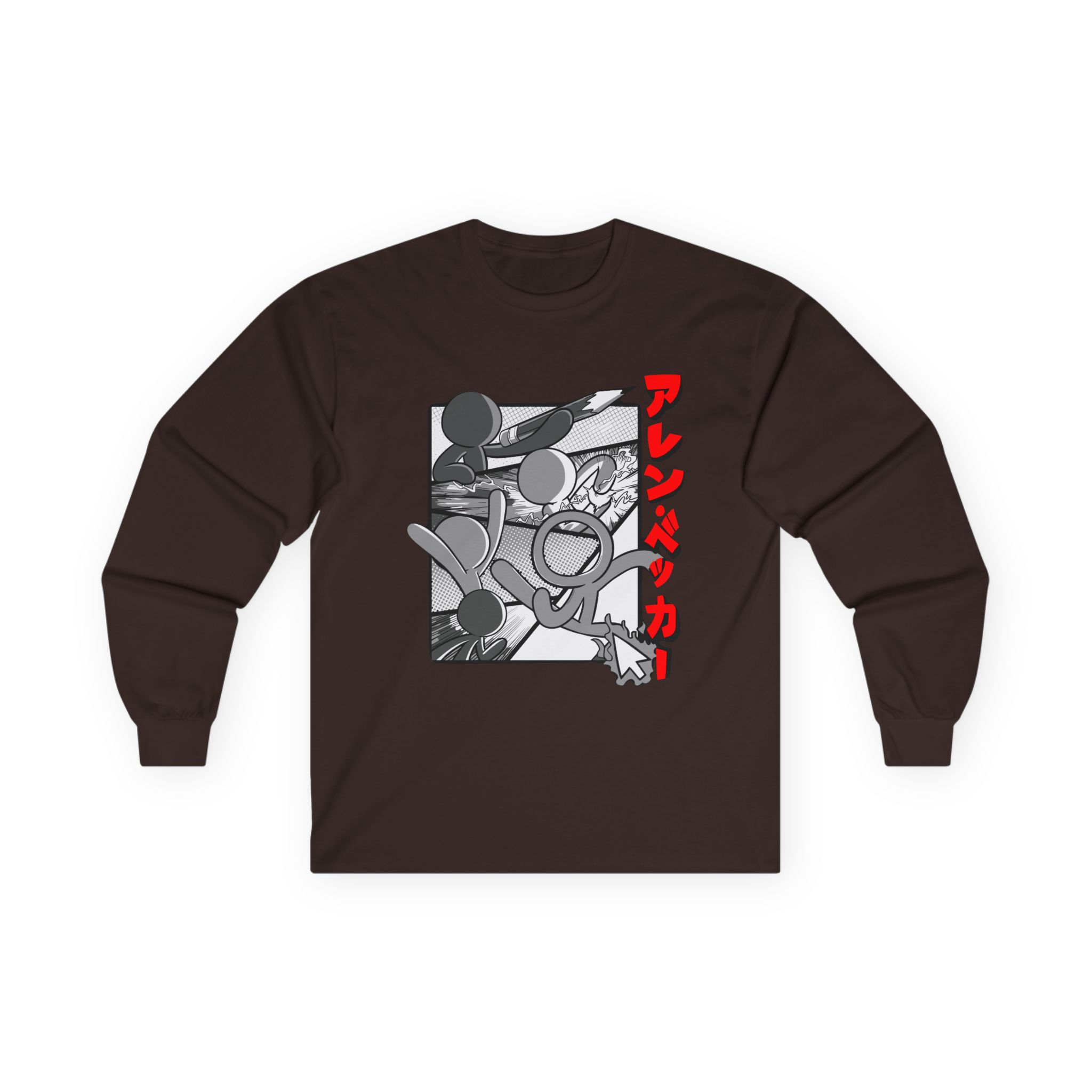 Alan Becker Manga Unisex Ultra Cotton Long Sleeve Tee