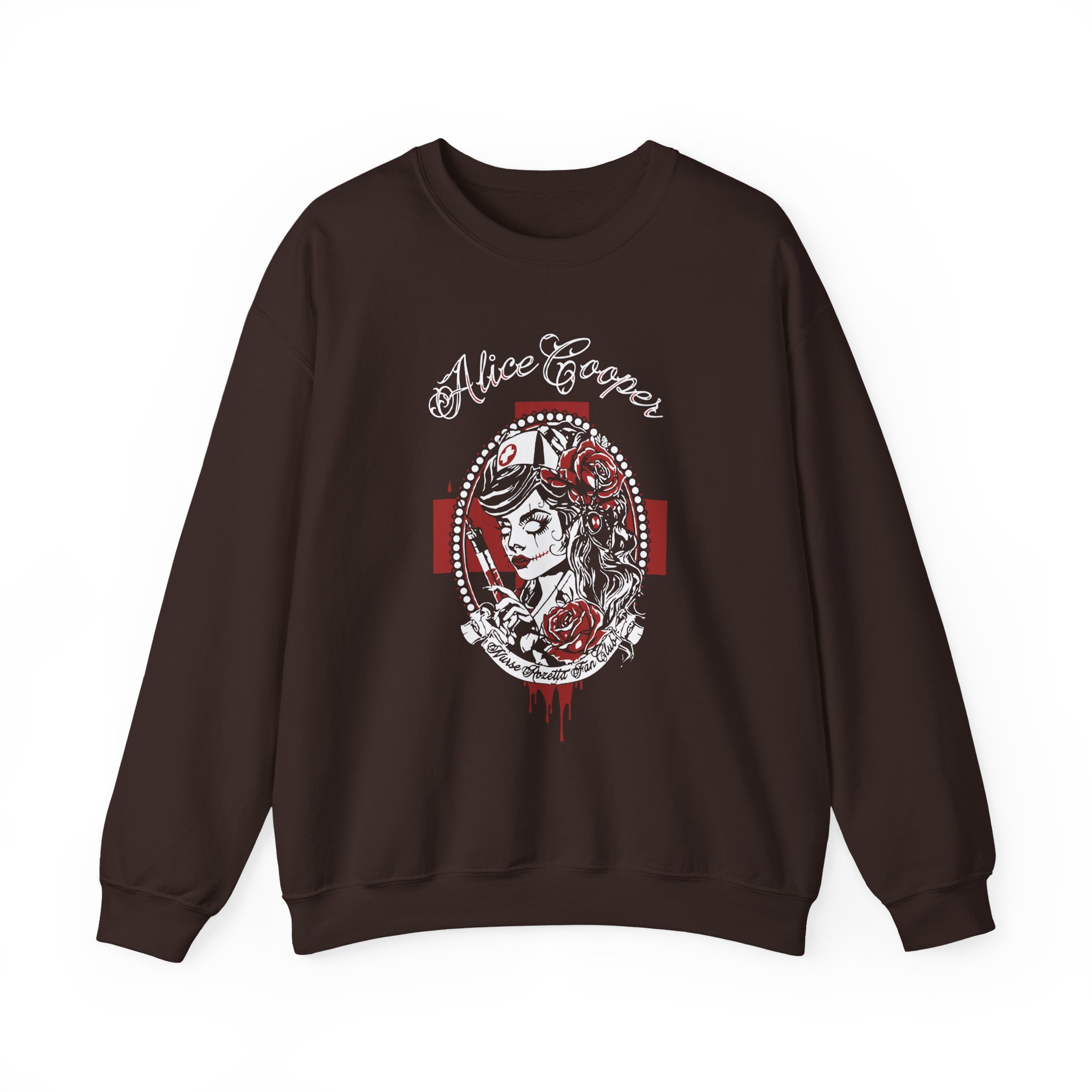 Alice Cooper Nurse Rosetta Unisex Heavy Blendâ„¢ Crewneck Sweatshirt