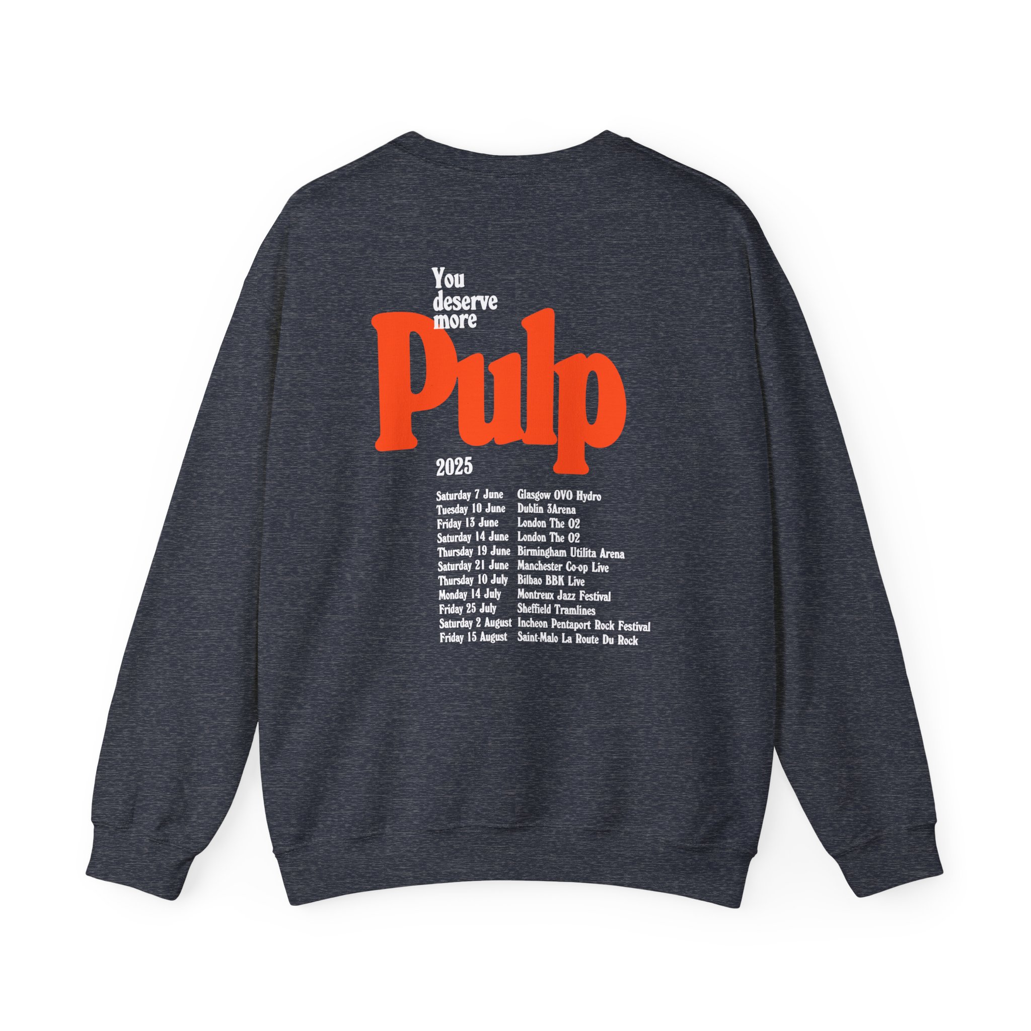 Pulp More 2025 Tour Unisex Heavy Blendâ„¢ Crewneck Sweatshirt