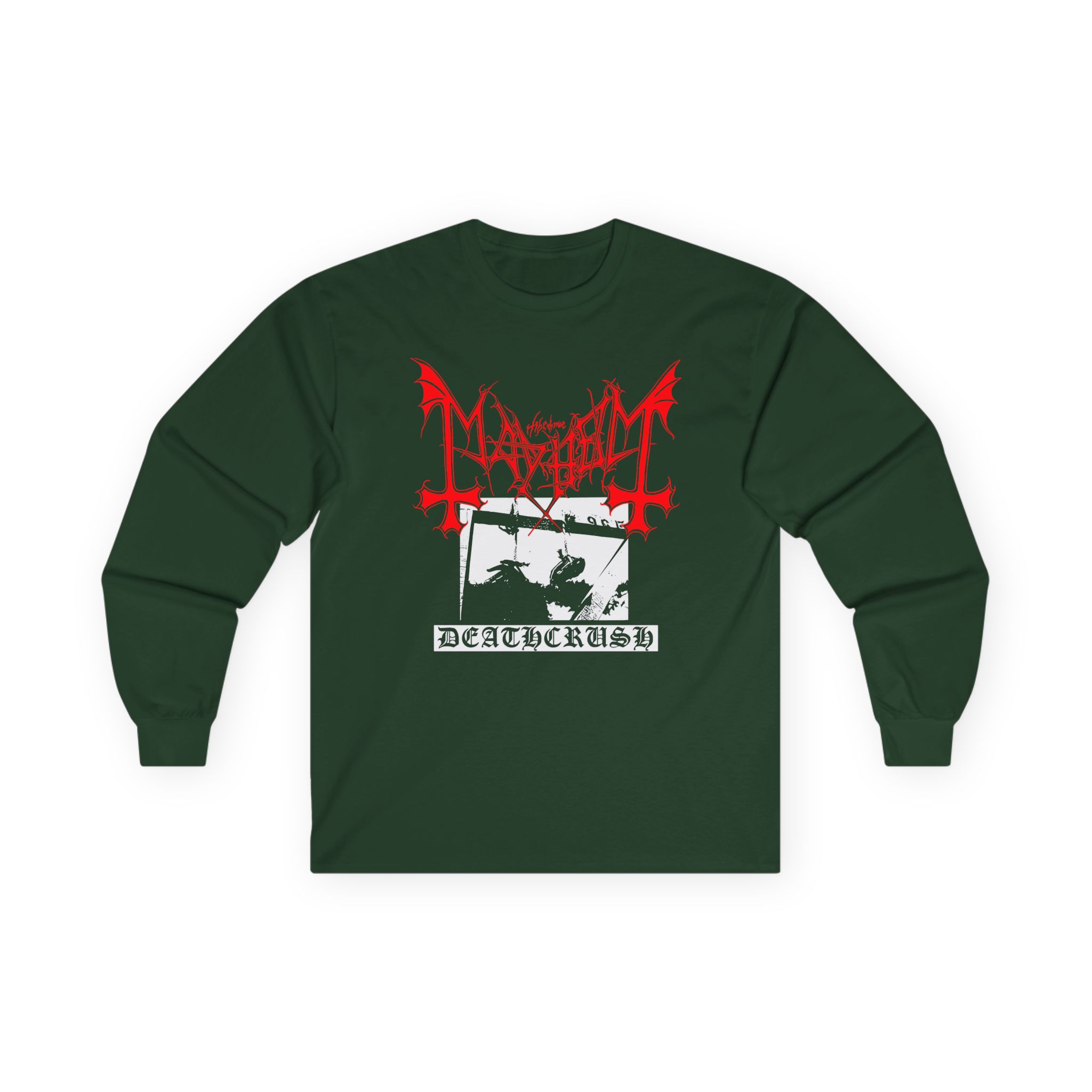 Mayhem Deathcrush Unisex Ultra Cotton Long Sleeve Tee
