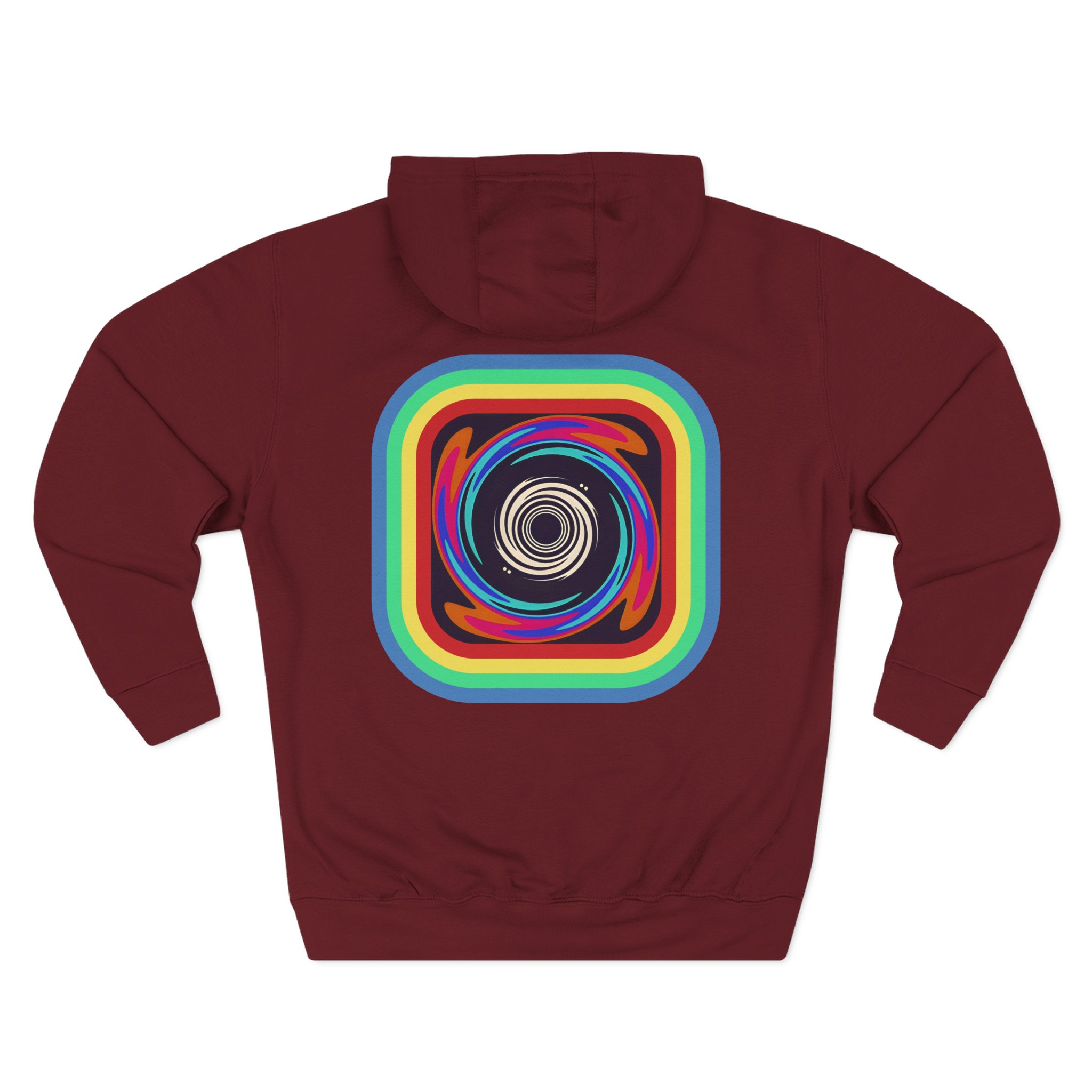 Mersiv Tan Chicago Three-Panel Fleece Hoodie