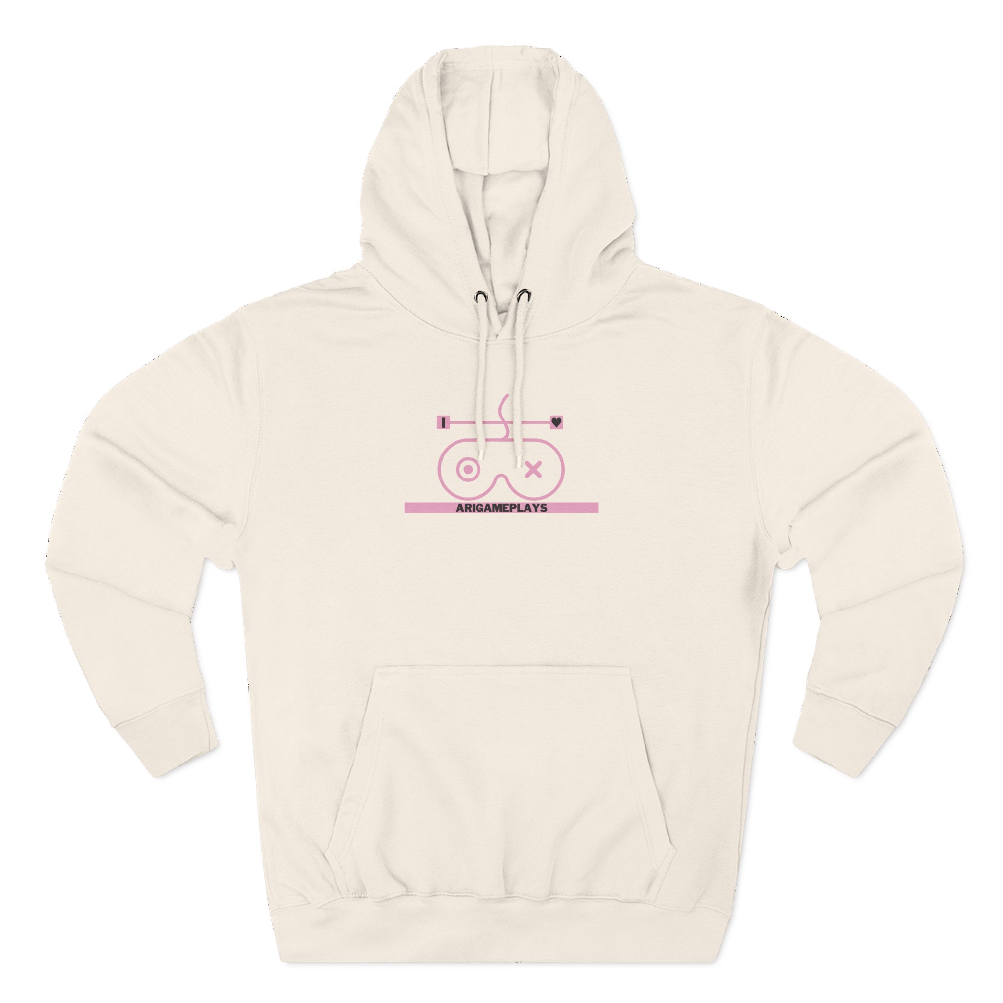 Arigameplays Three-Panel Fleece Hoodie