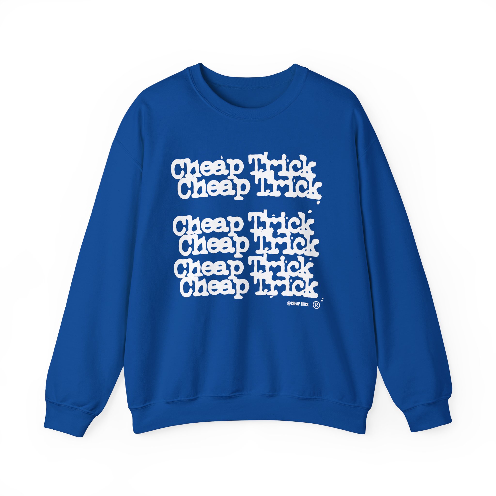 Cheap Trick Stacked Logo Unisex Heavy Blendâ„¢ Crewneck Sweatshirt