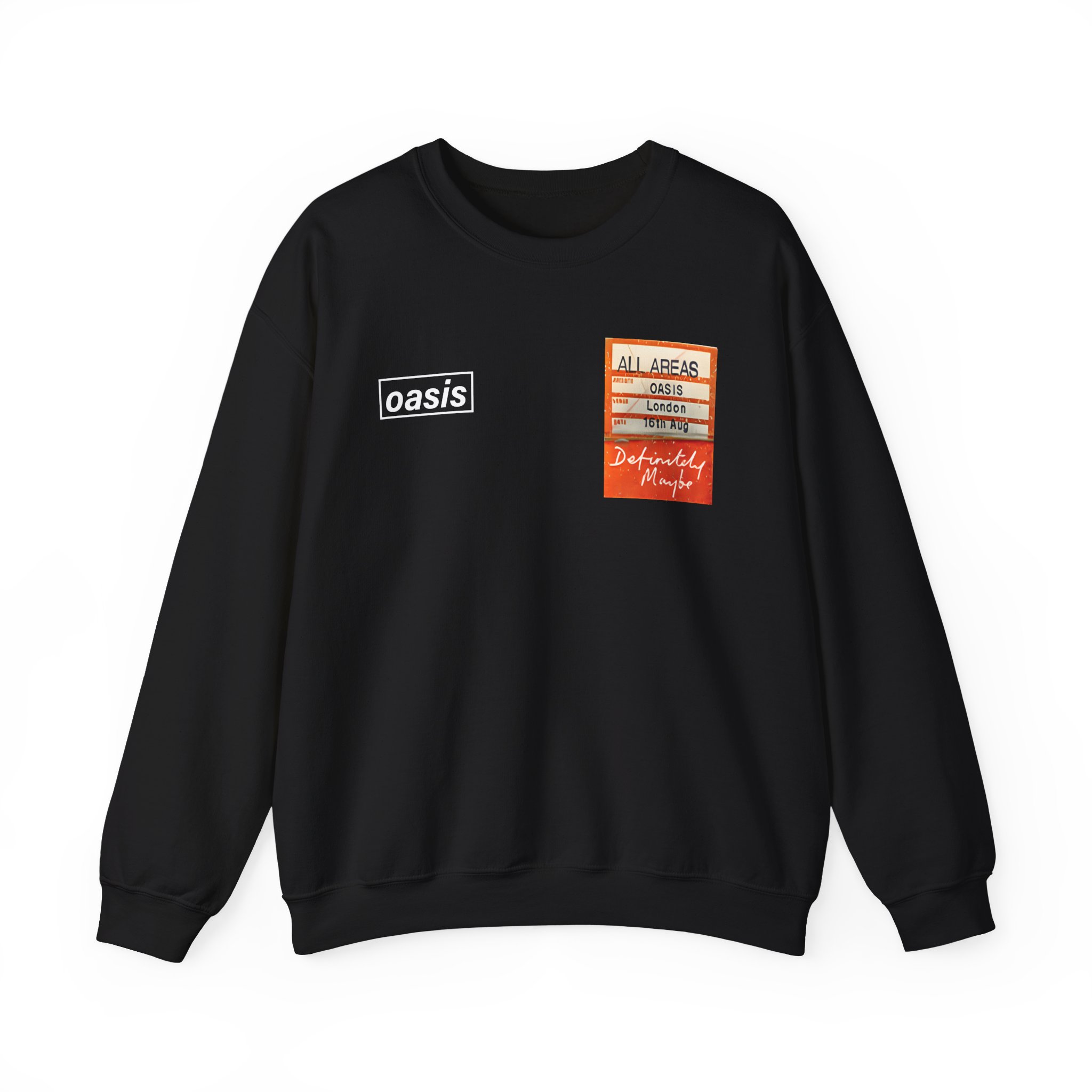 Oasis Setlist Unisex Heavy Blendâ„¢ Crewneck Sweatshirt