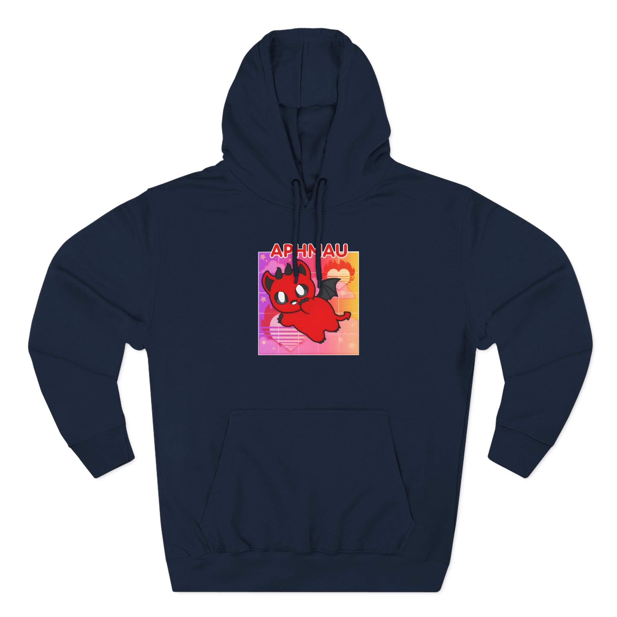 Aphmau Demon Cat Three-Panel Fleece Hoodie