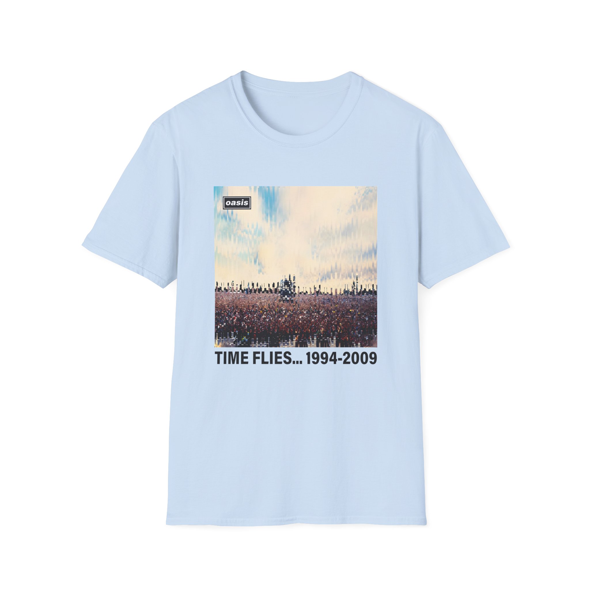 Oasis Time Flies 15th Anniversary Unisex Softstyle T-Shirt