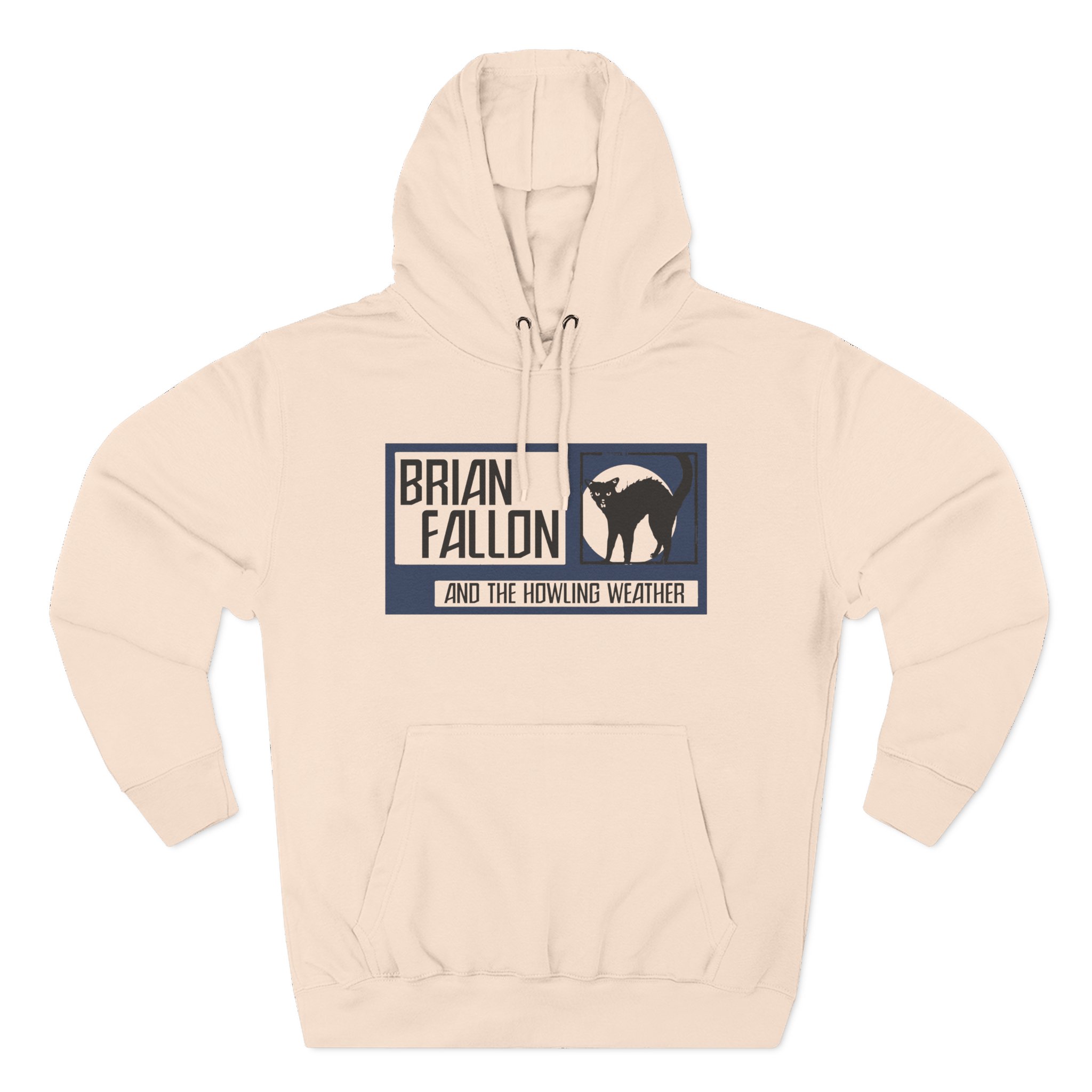 Brian Fallon Cat Three-Panel Fleece Hoodie