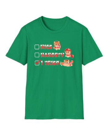 Aphmau Naughty Nice Holiday Unisex Softstyle T-Shirt