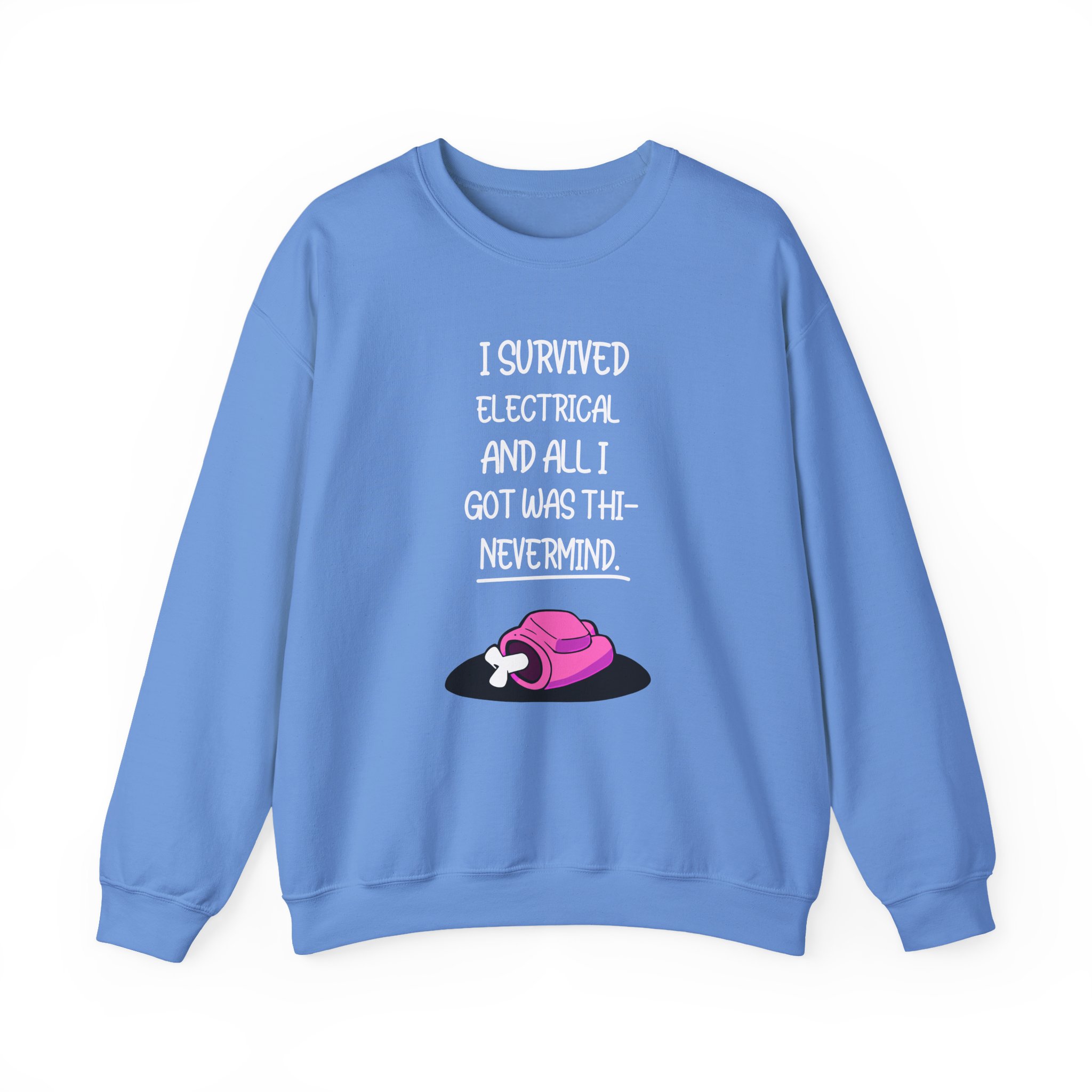 Among Us Not Quite Survived Electrical Unisex Heavy Blendâ„¢ Crewneck Sweatshirt