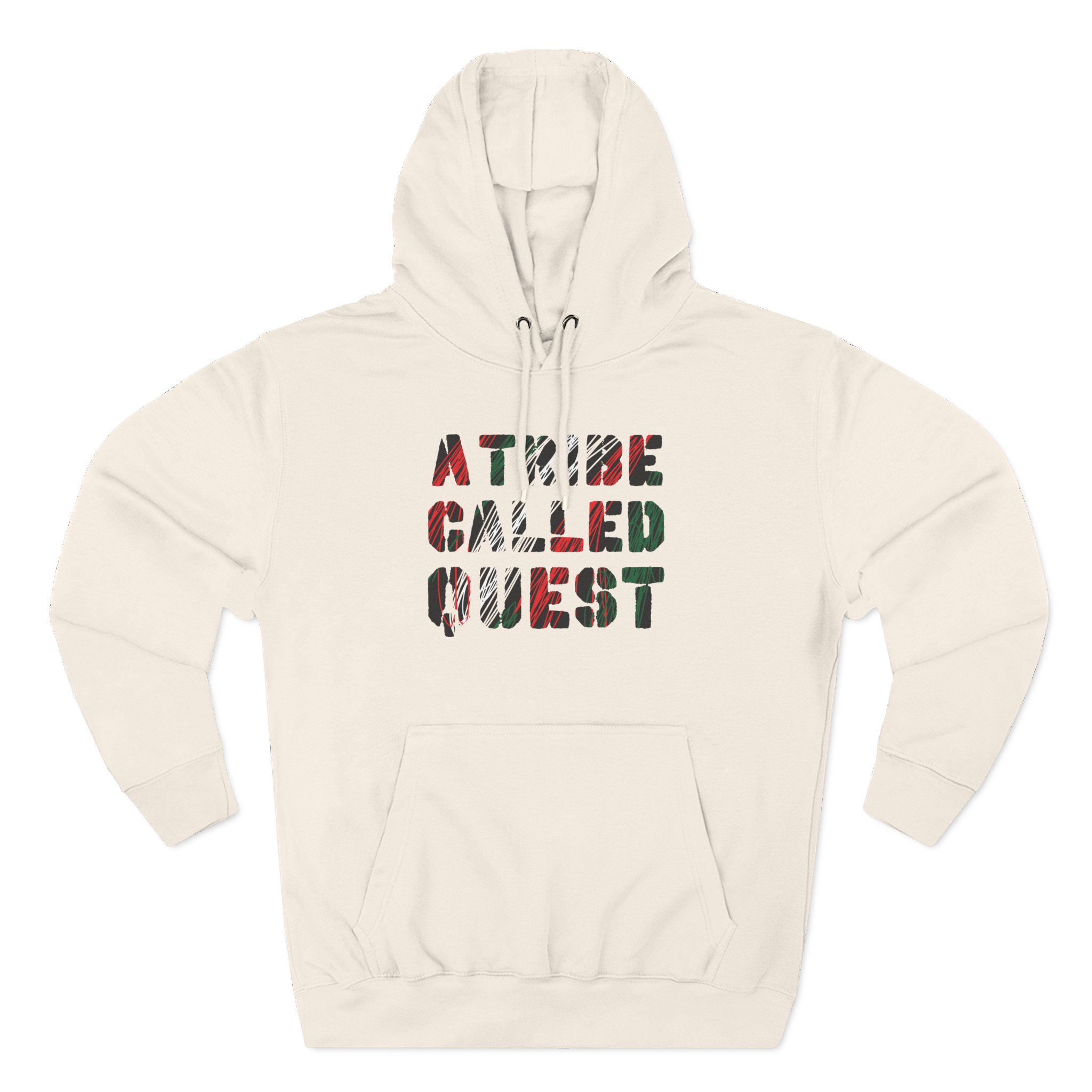 A Tribe Called Quest Scribble Type Three-Panel Fleece Hoodie