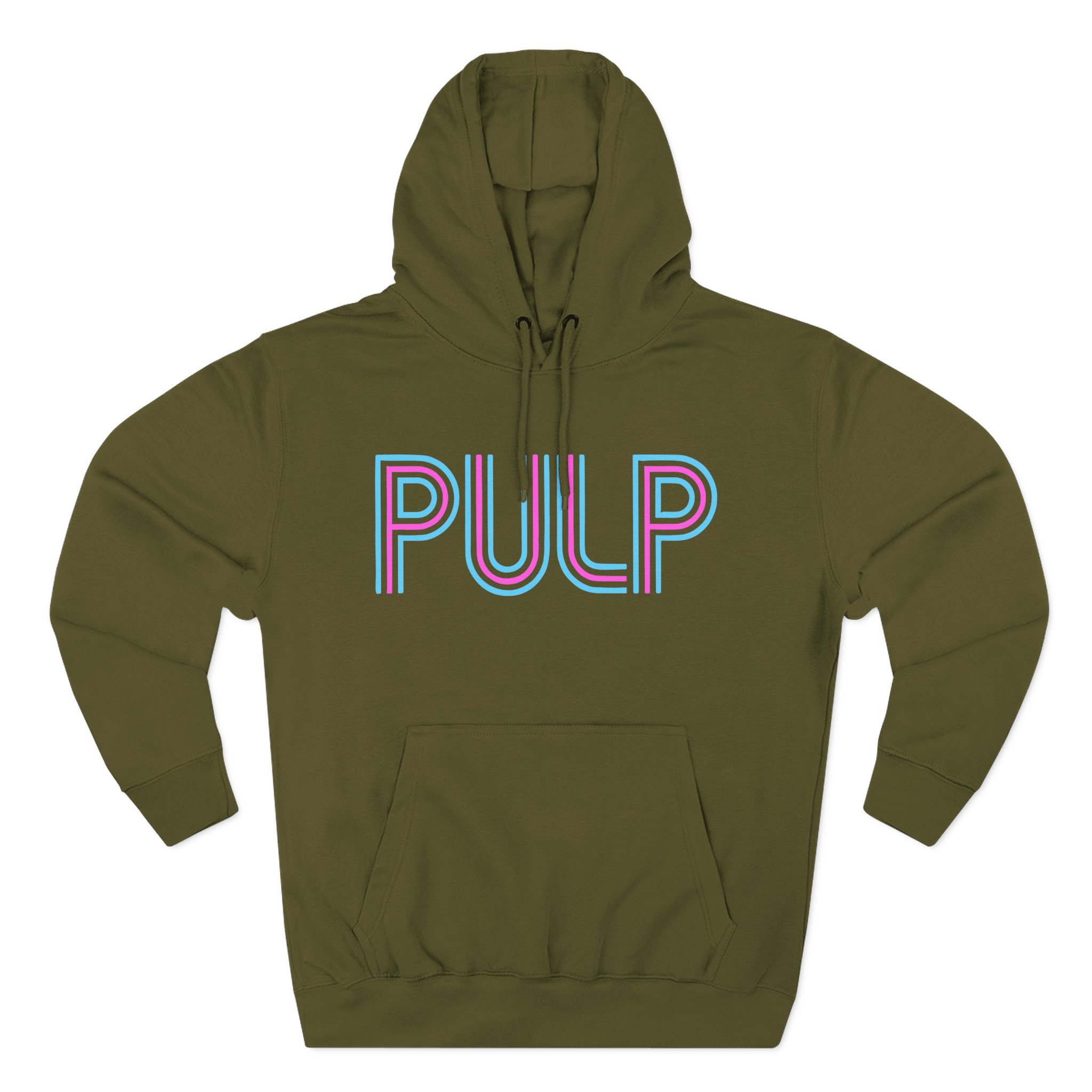 Pulp Logo Three-Panel Fleece Hoodie