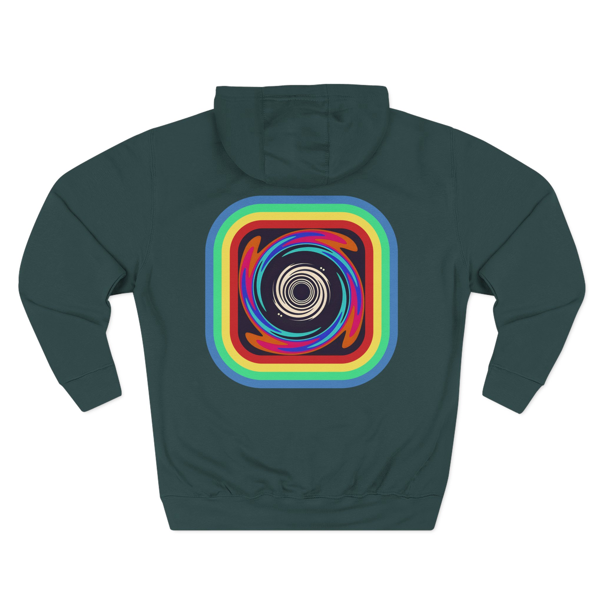 Mersiv Tan Chicago Three-Panel Fleece Hoodie