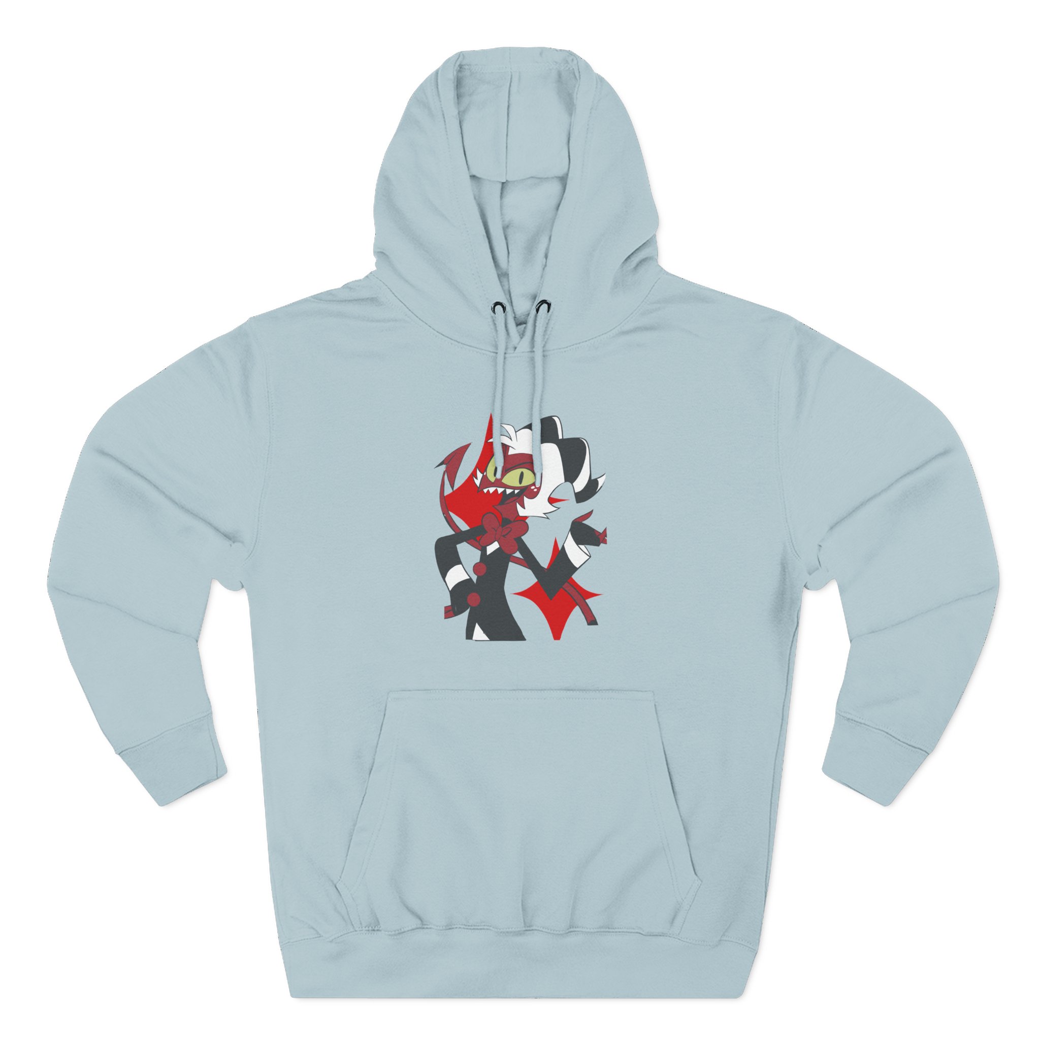 Helluva Boss Moxxie Three-Panel Fleece Hoodie