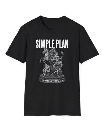 Simple Plan Hard as Rock Unisex Softstyle T-Shirt