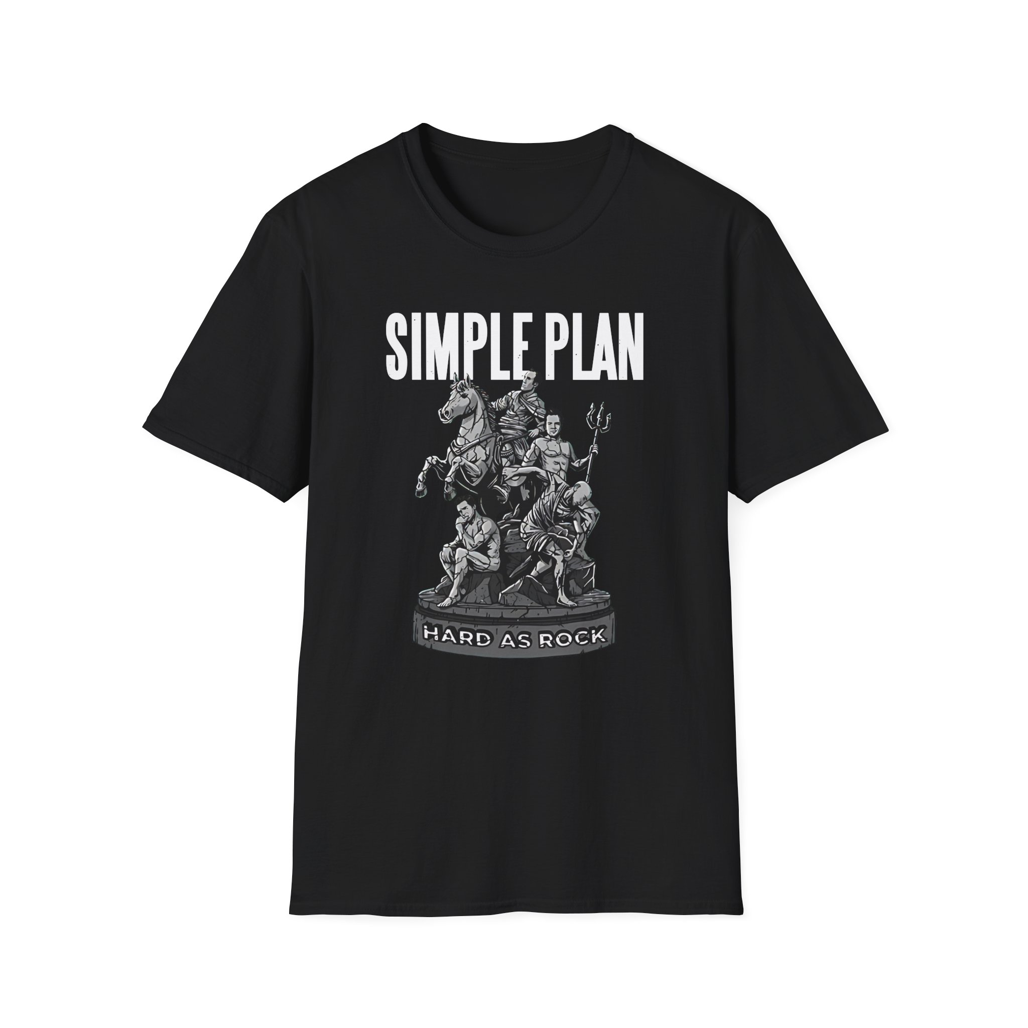 Simple Plan Hard as Rock Unisex Softstyle T-Shirt