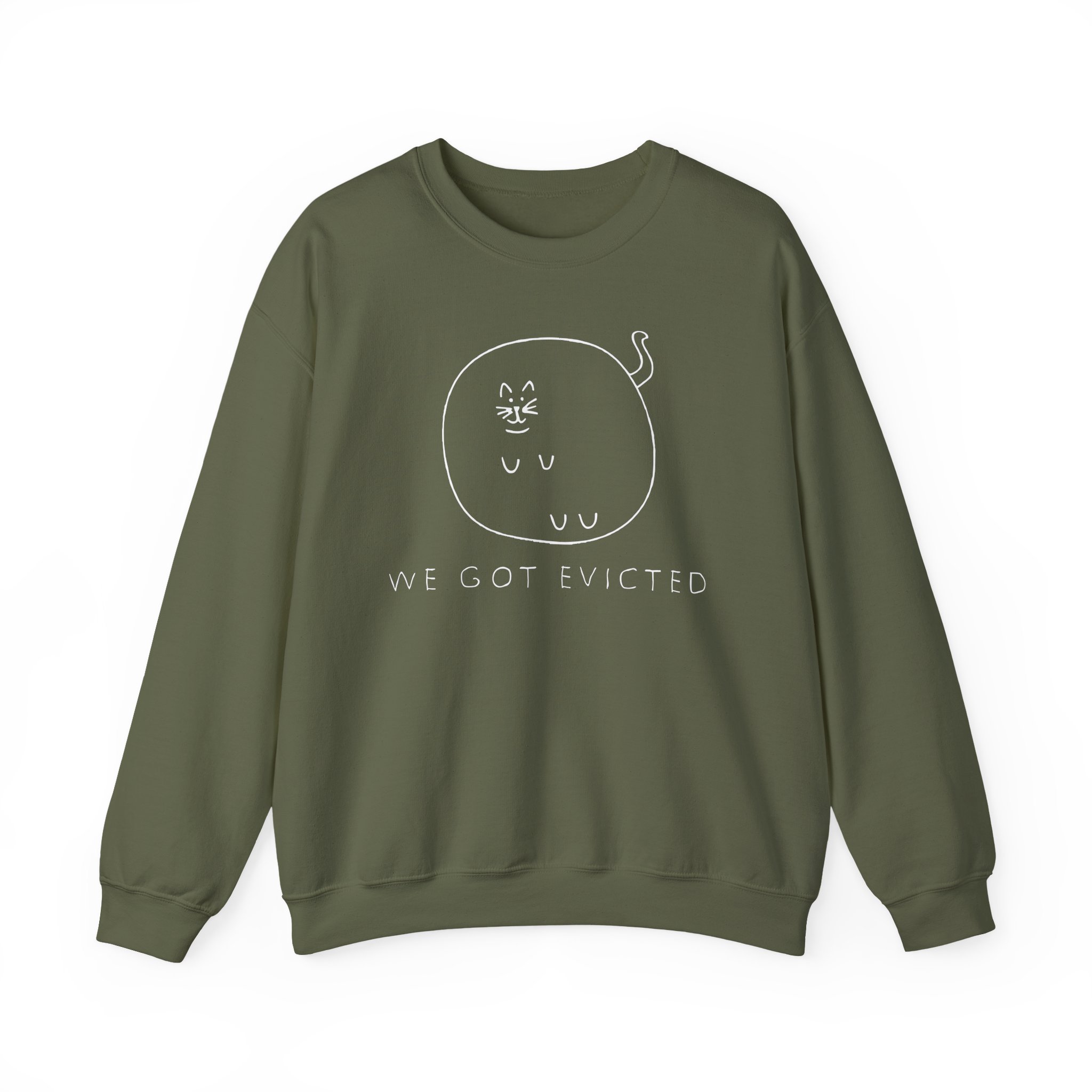 William Osman We Got Evicted Unisex Heavy Blendâ„¢ Crewneck Sweatshirt