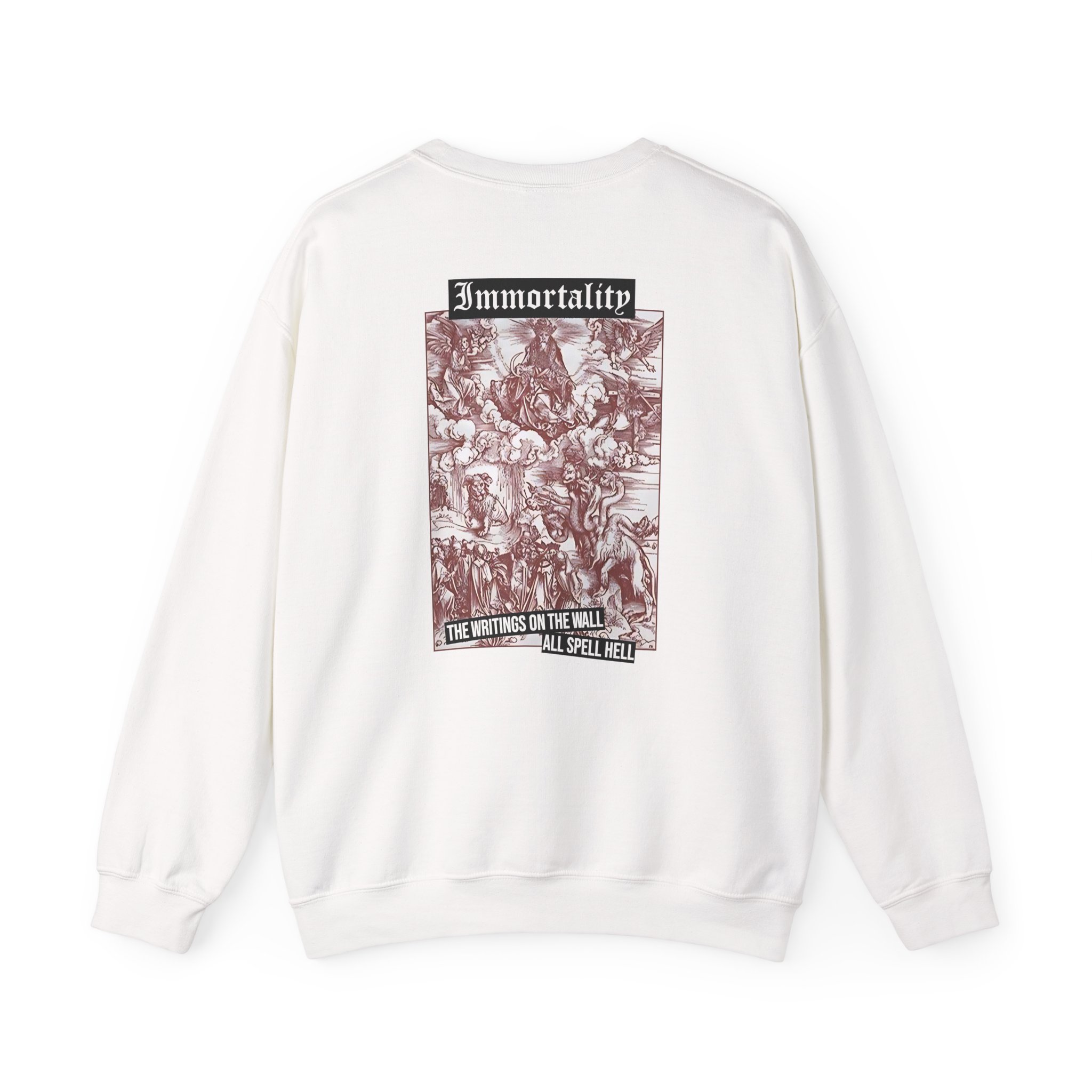 Born From Pain Immortality Unisex Heavy Blendâ„¢ Crewneck Sweatshirt