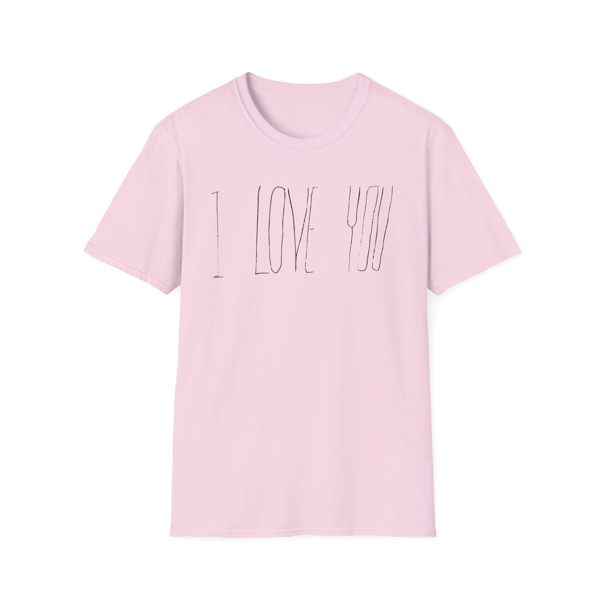 Kurt Cobain I Love You Unisex Softstyle T-Shirt