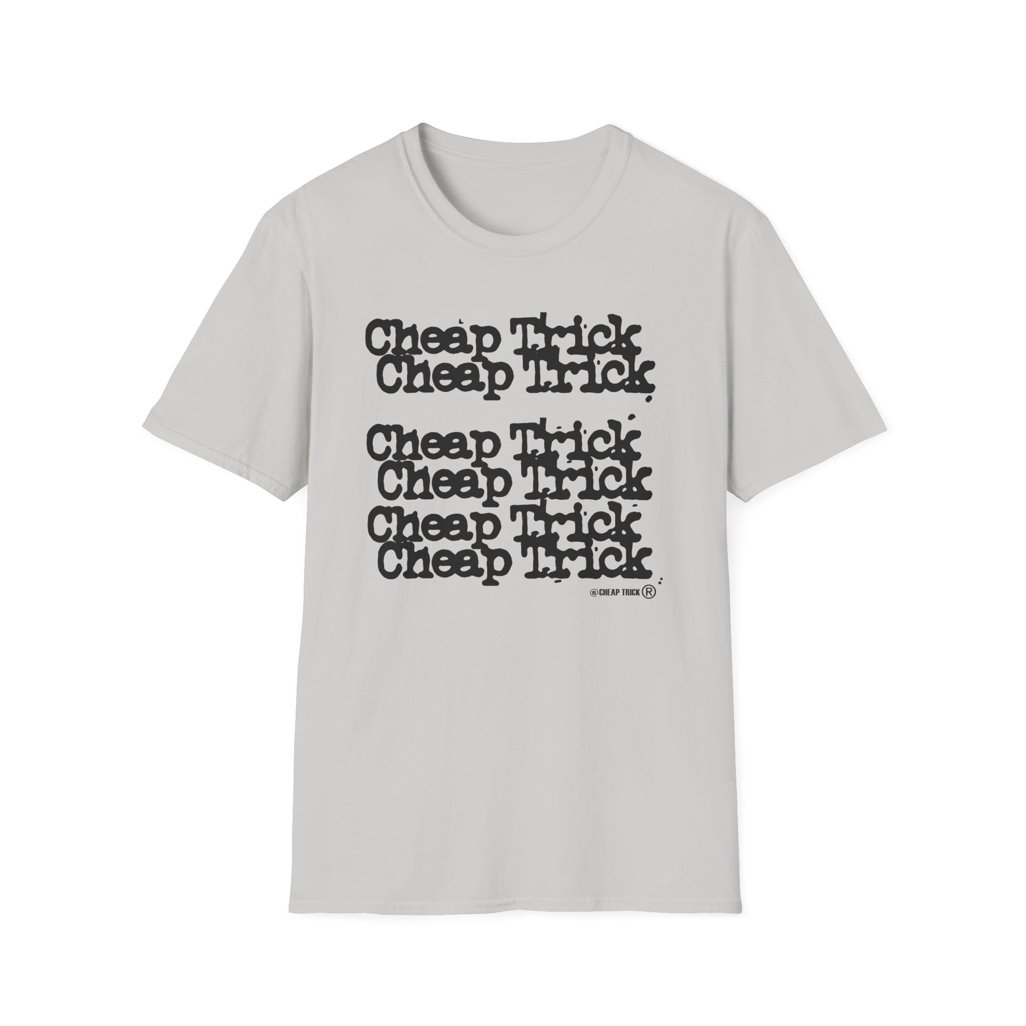 Cheap Trick Stacked Logo Unisex Softstyle T-Shirt