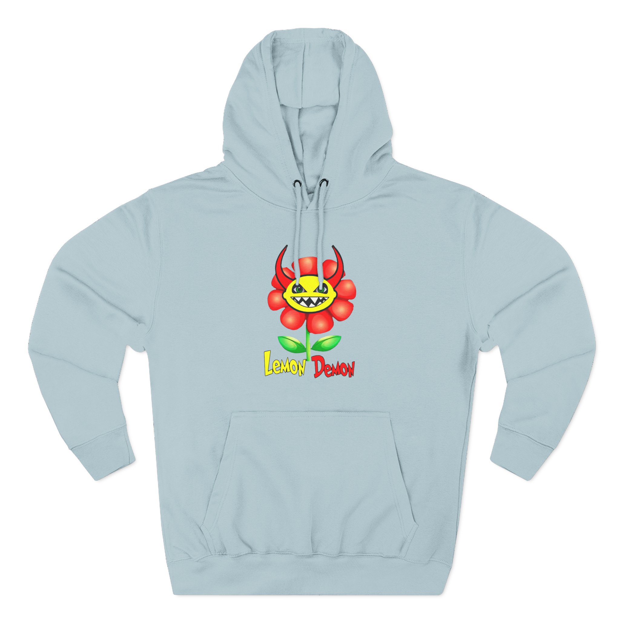 Lemon Demon Flower Three-Panel Fleece Hoodie