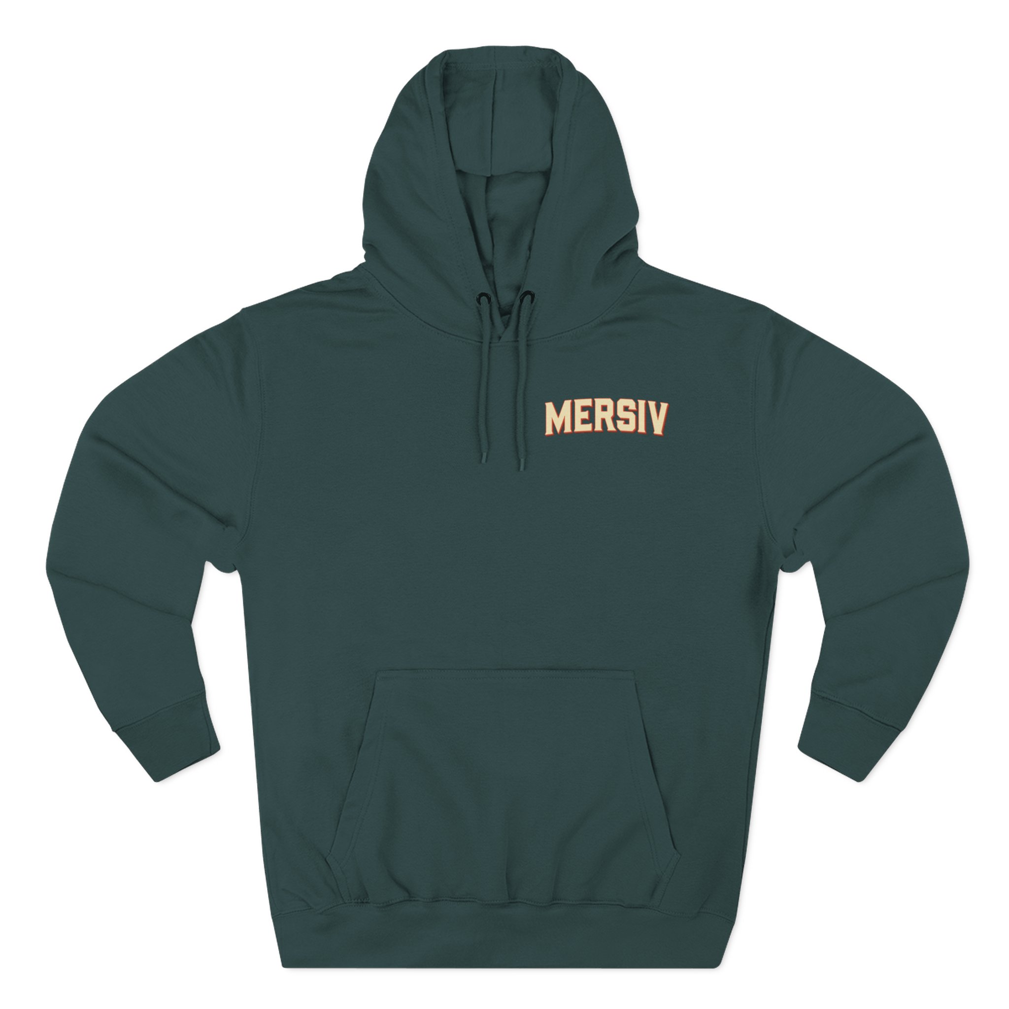 Mersiv Tan Chicago Three-Panel Fleece Hoodie
