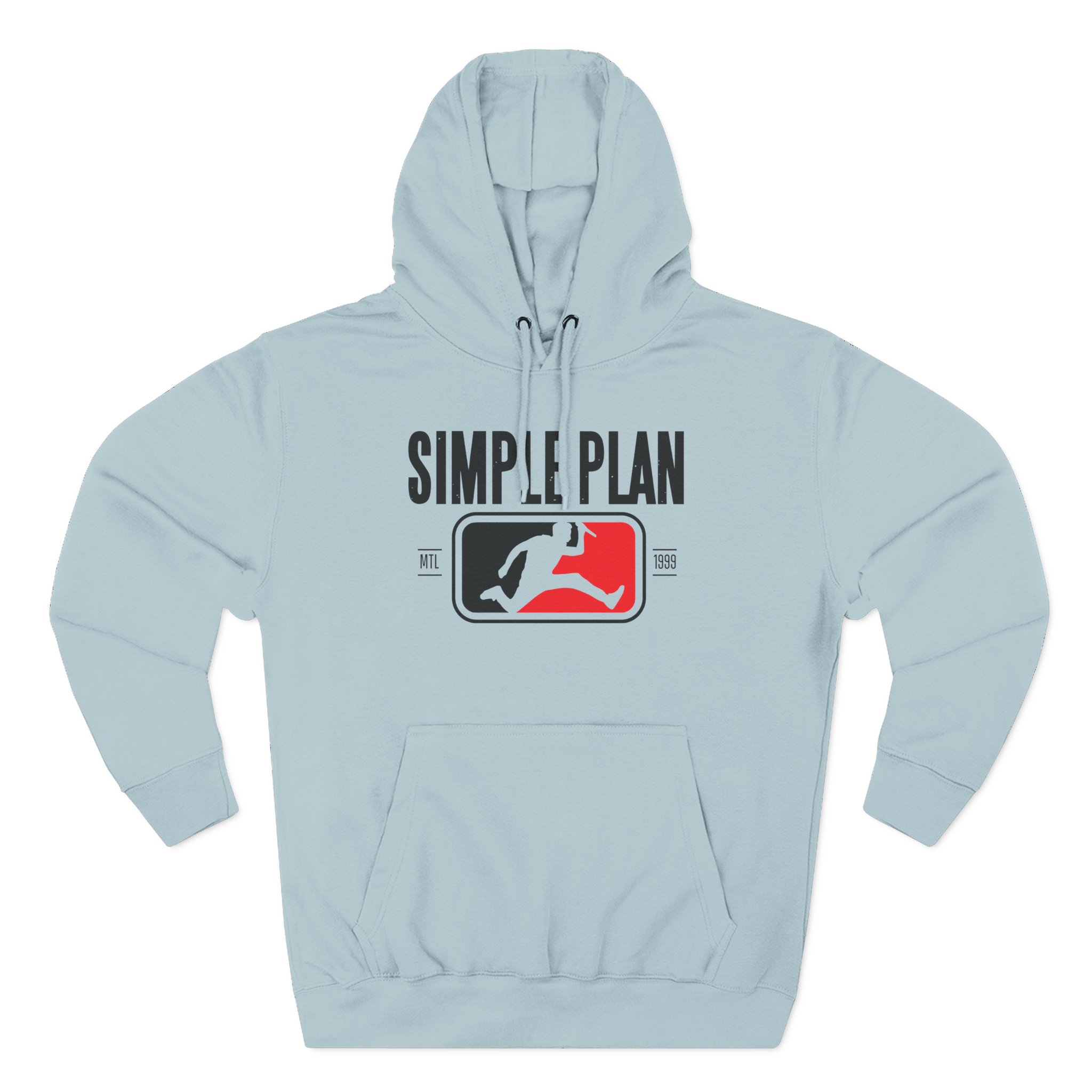 Simple Plan Three-Panel Fleece Hoodie