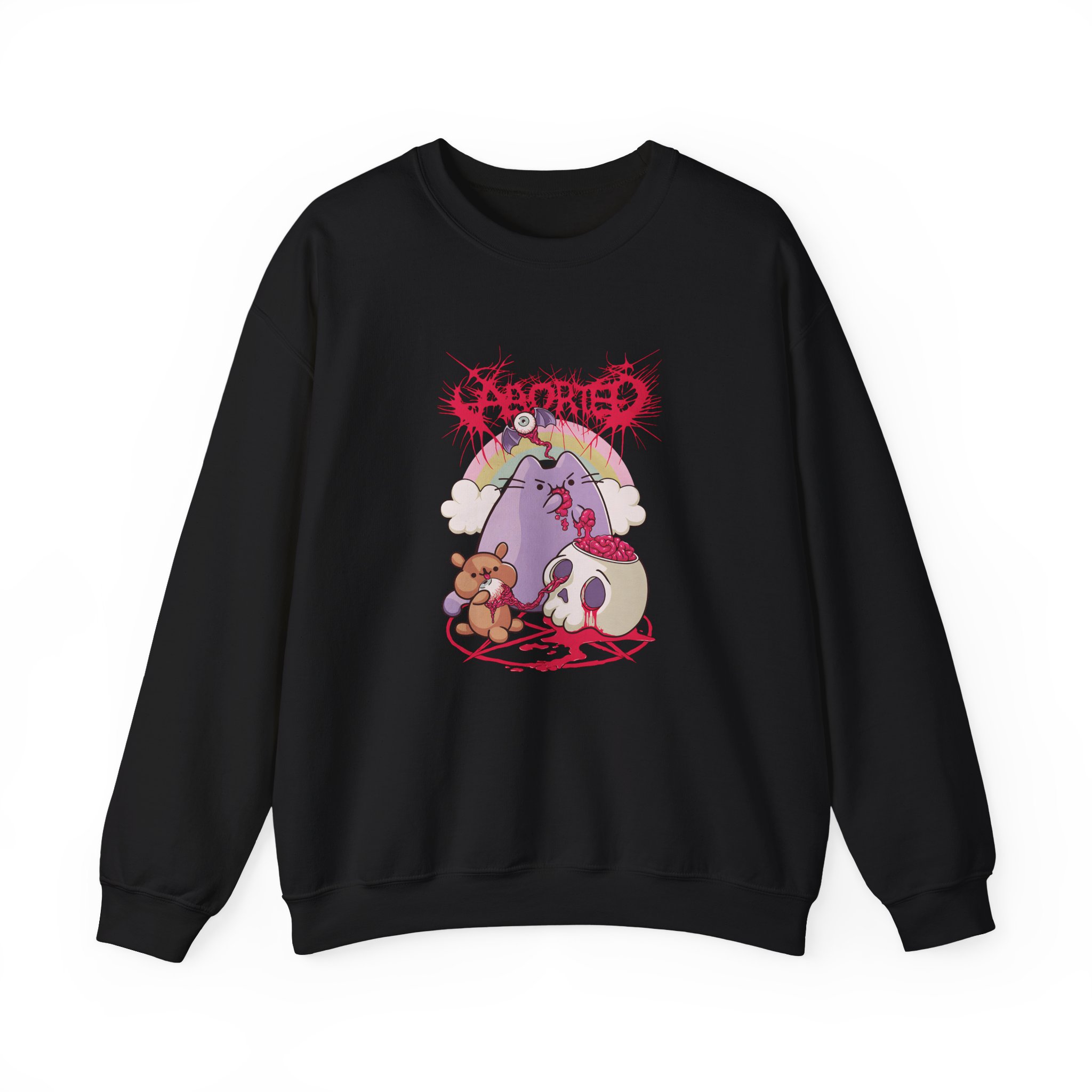Aborted NomNom Unisex Heavy Blendâ„¢ Crewneck Sweatshirt