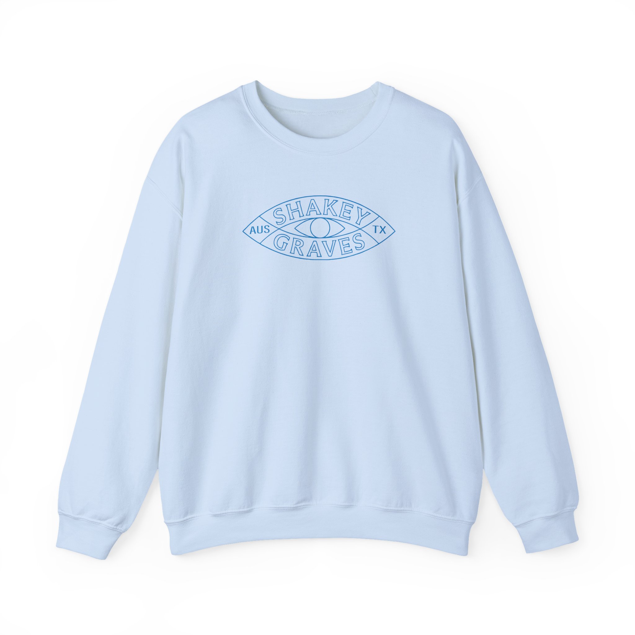 Shakey Graves Evil Eye Unisex Heavy Blendâ„¢ Crewneck Sweatshirt