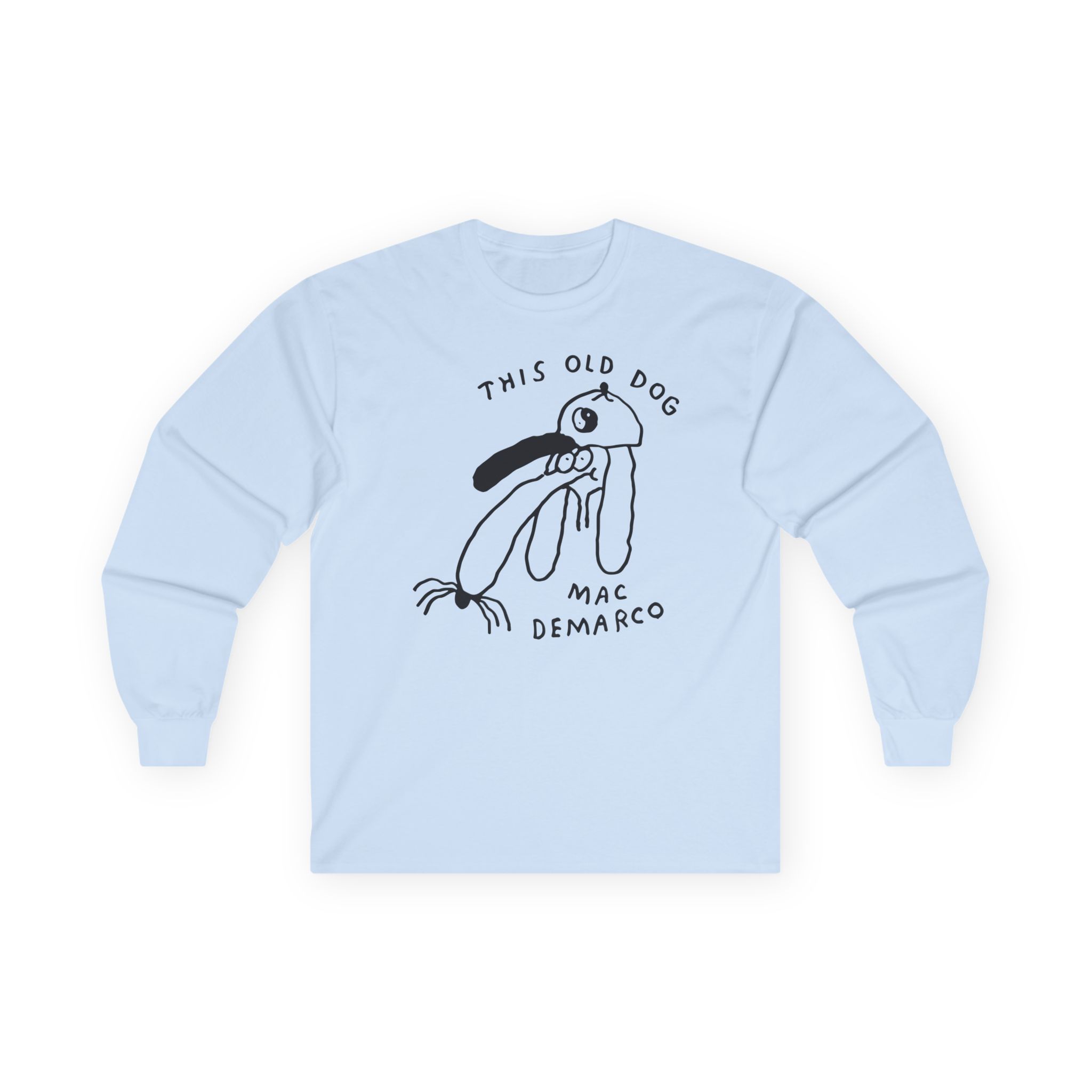 Mac Demarco Dog Doodle Unisex Ultra Cotton Long Sleeve Tee