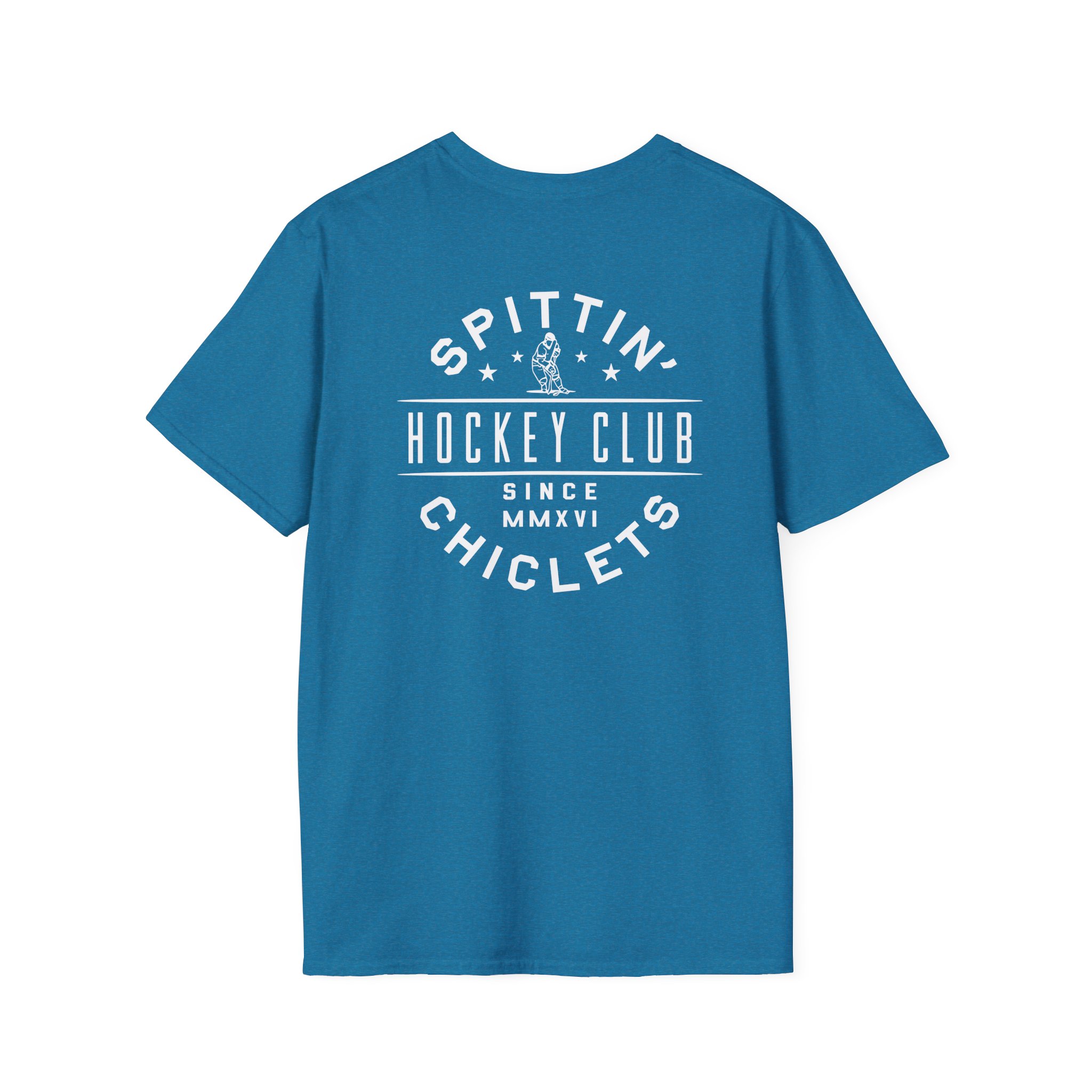 Spittin Chiclets Hockey Helmet Unisex Softstyle T-Shirt