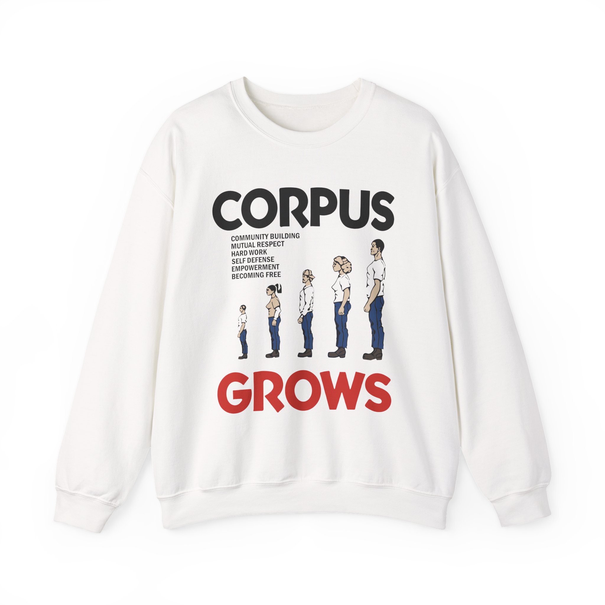 Show Me the Body Corpus Grows Unisex Heavy Blendâ„¢ Crewneck Sweatshirt