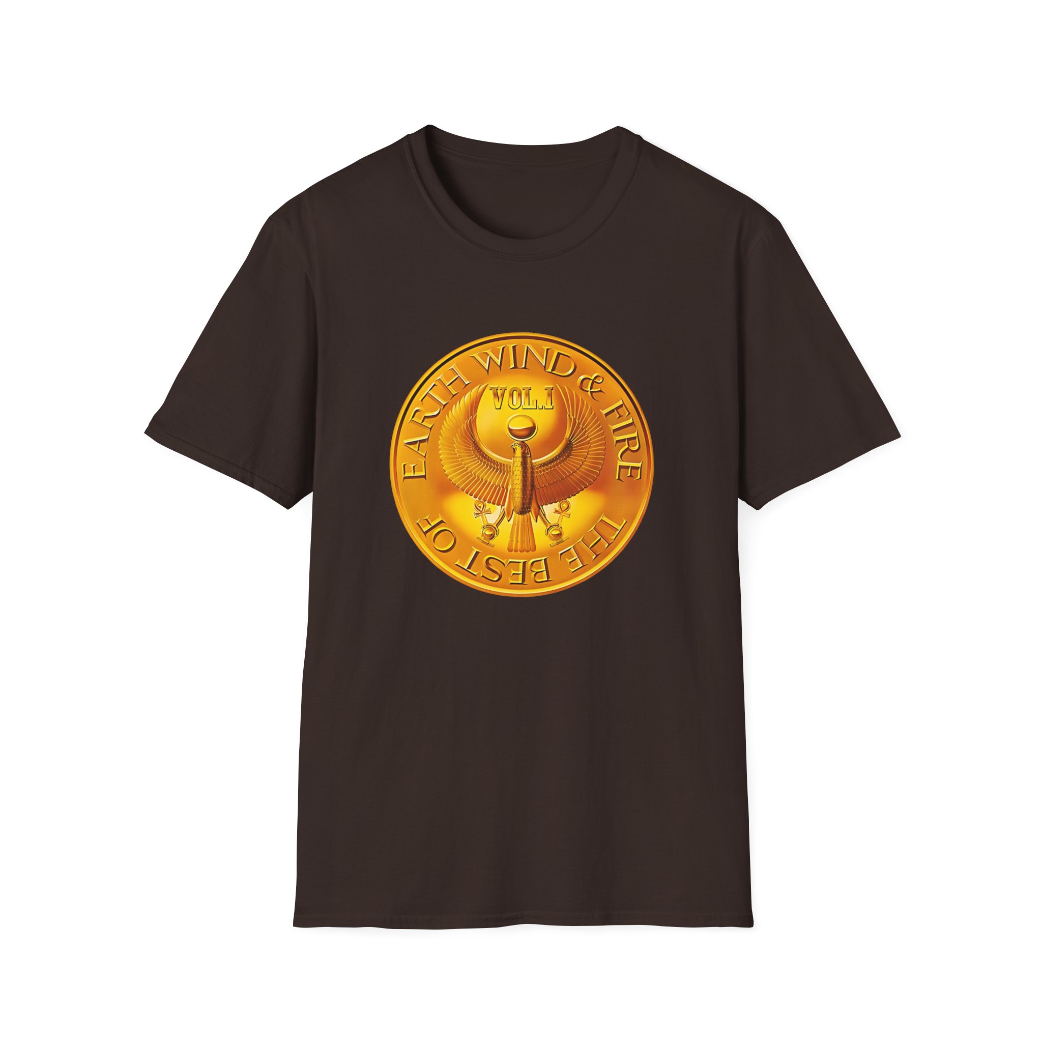 Earth Wind & Fire Medallion Teal Unisex Softstyle T-Shirt