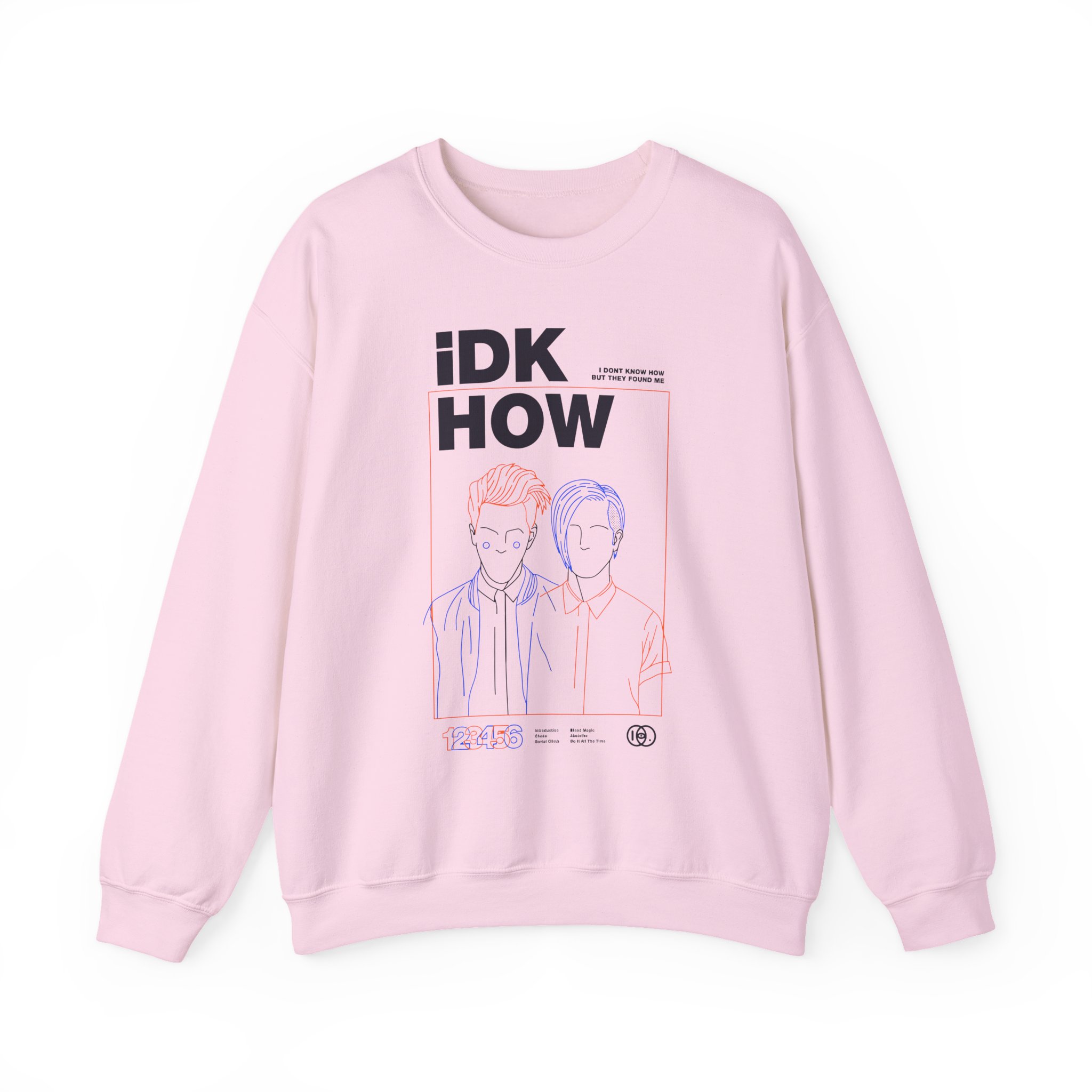 iDKHOW OUTLINES Unisex Heavy Blendâ„¢ Crewneck Sweatshirt