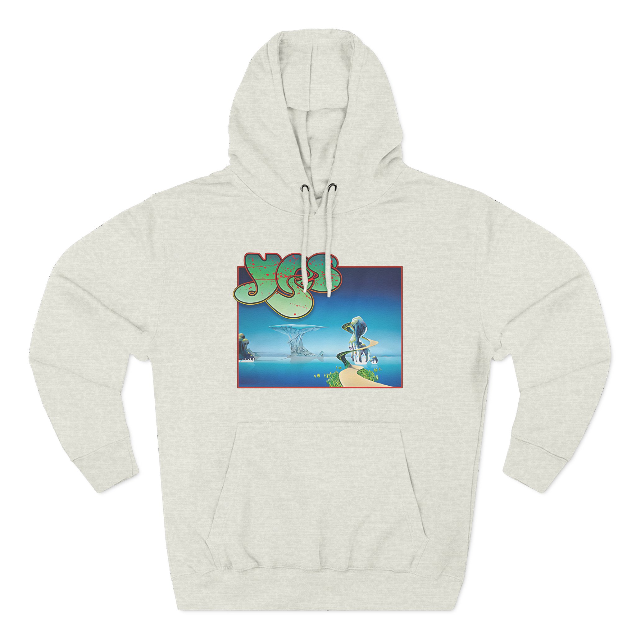 Yes Song Album Cover Three-Panel Fleece Hoodie