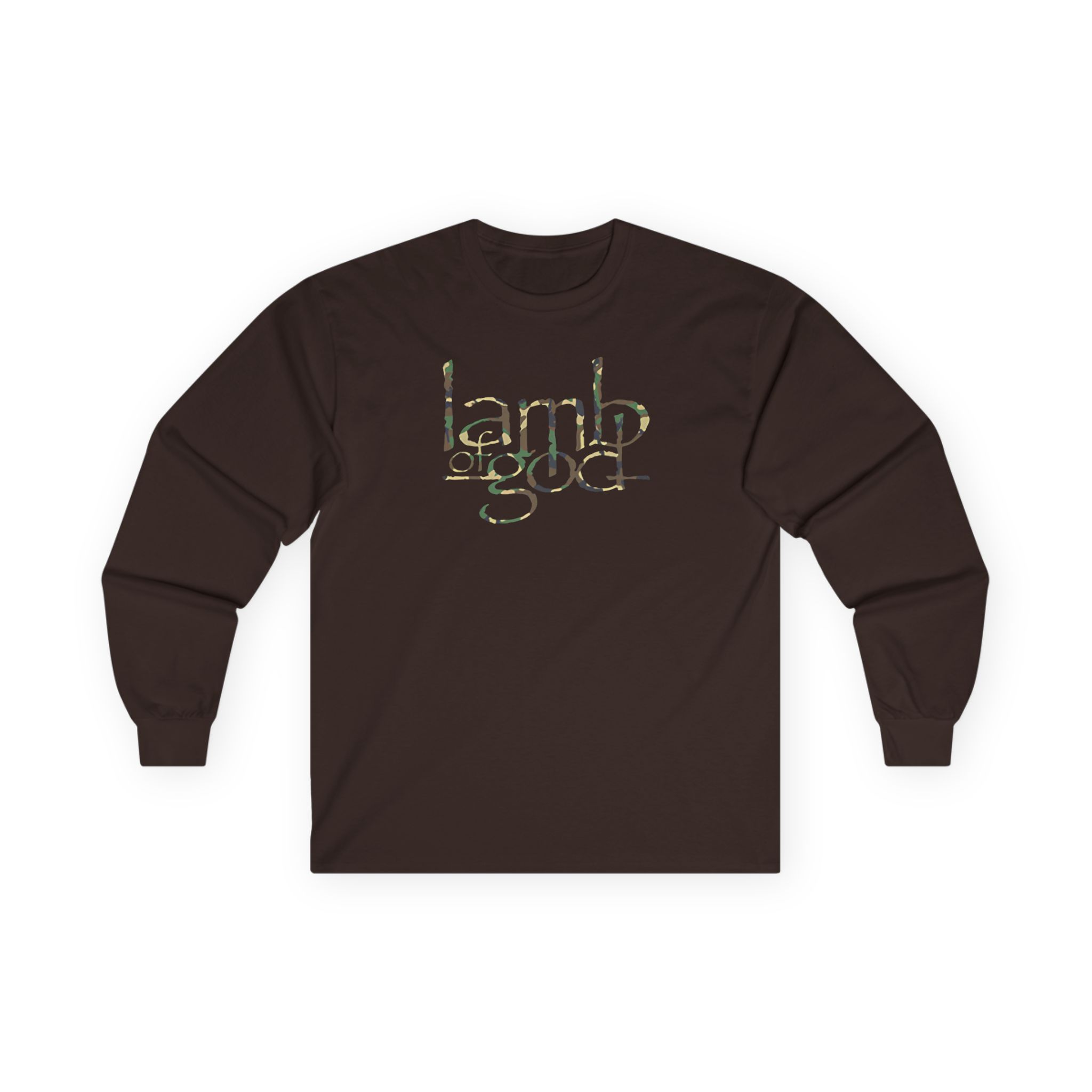 Lamb of God Camo Flag Unisex Ultra Cotton Long Sleeve Tee
