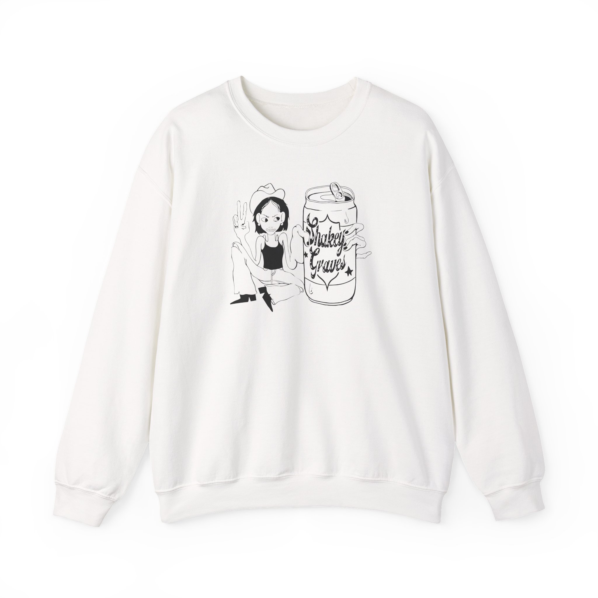Shakey Graves Unisex Heavy Blendâ„¢ Crewneck Sweatshirt
